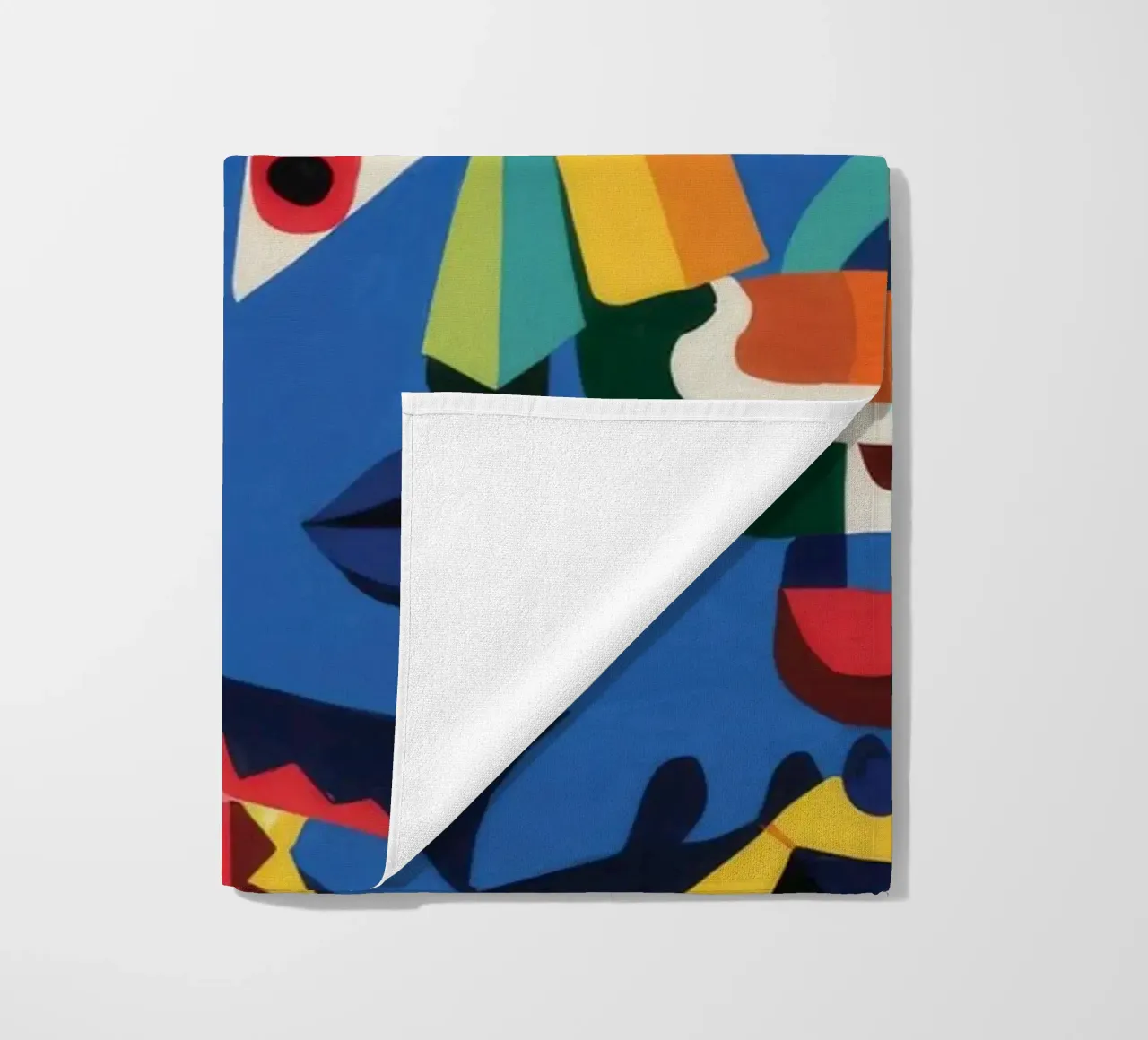 Fragmented Faces beach towel by Monarco Virtuoso