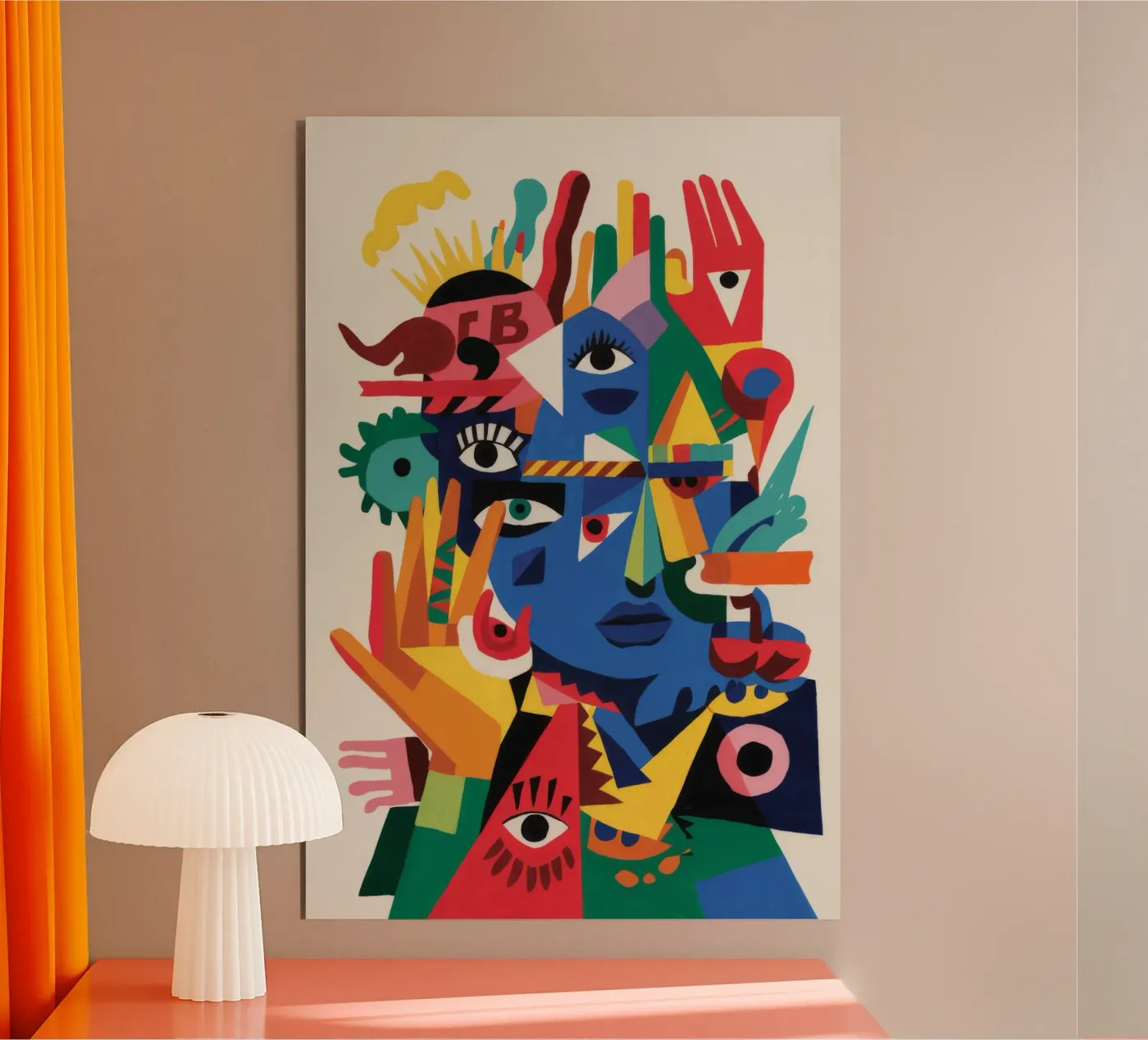Fragmented Faces forex plate by Monarco Virtuoso