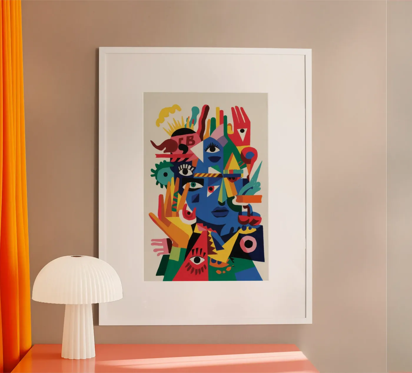 Fragmented Faces poster da Monarco Virtuoso