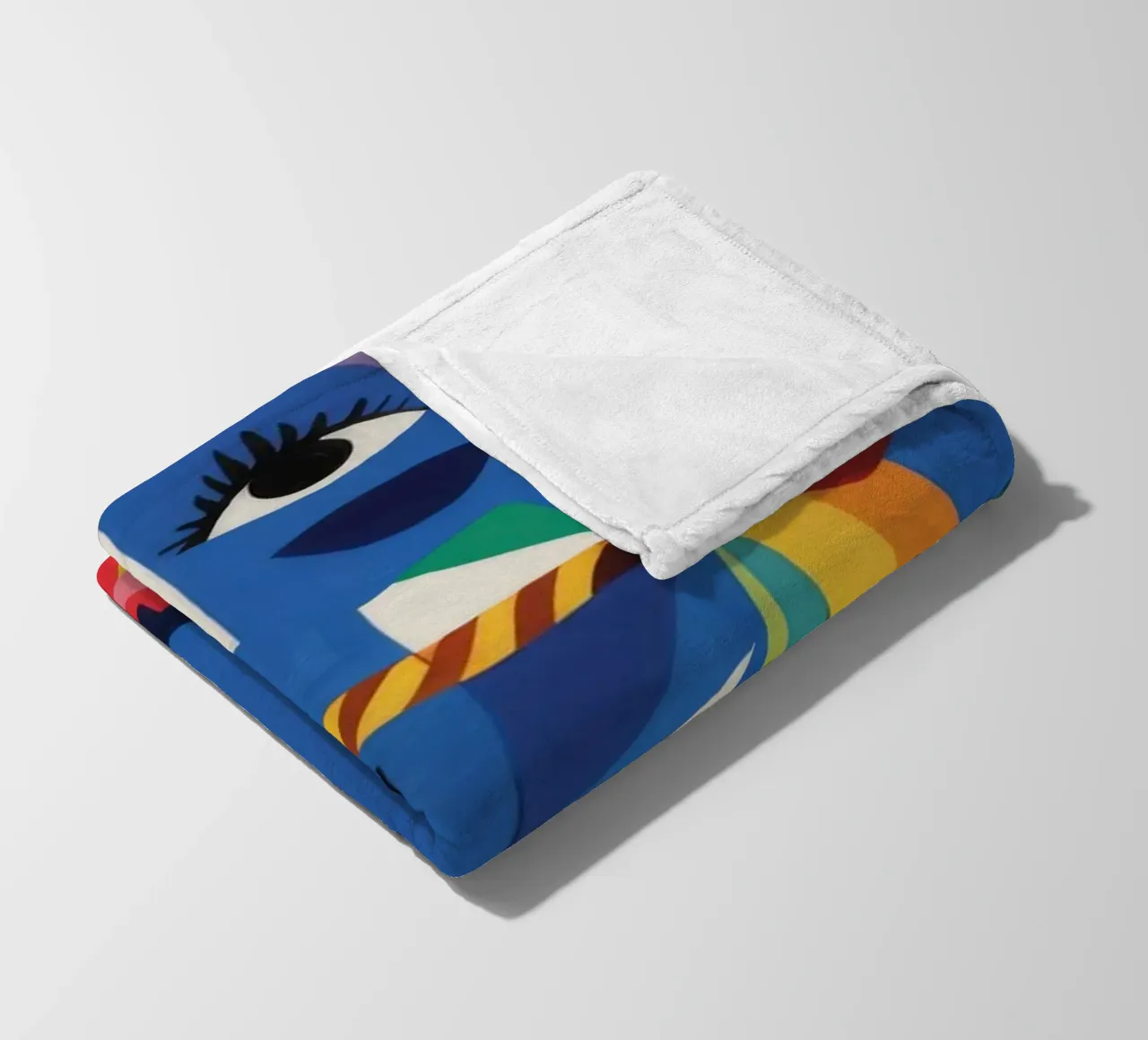 Fragmented Faces Fleecedecke von Monarco Virtuoso