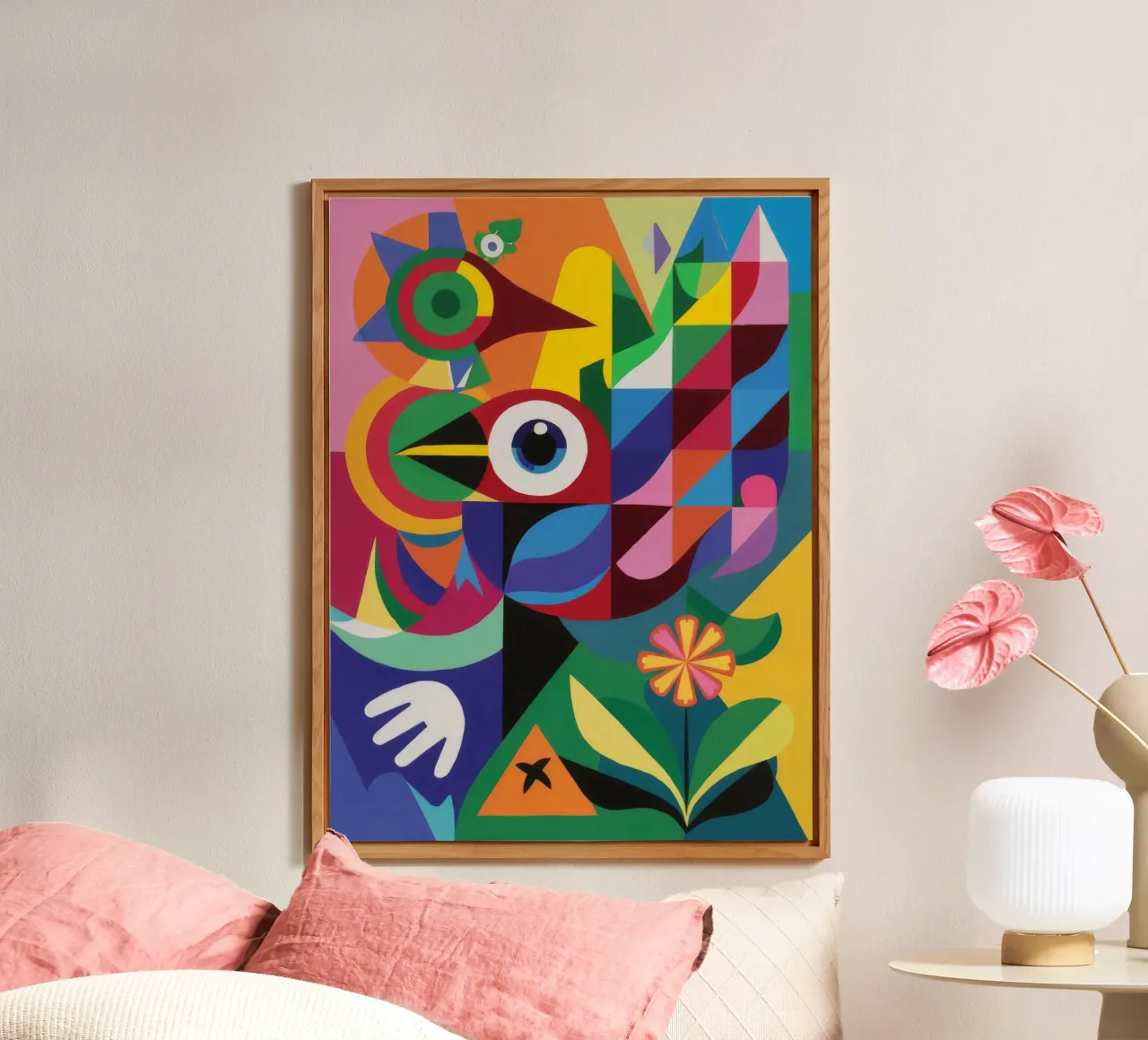 Blumige Vision Alu-Dibond von Monarco Virtuoso