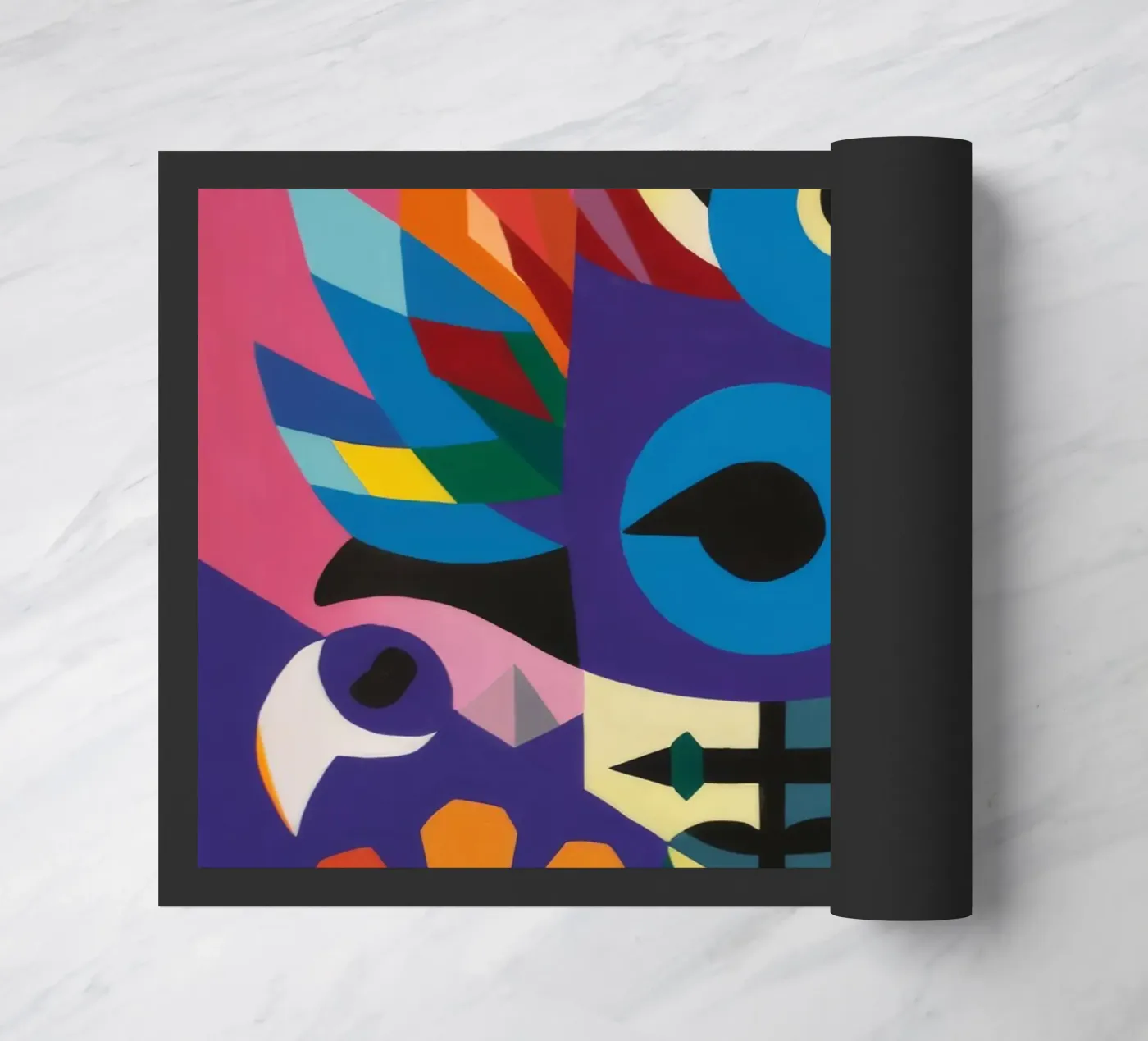 Geometric Bloom doormat by Monarco Virtuoso
