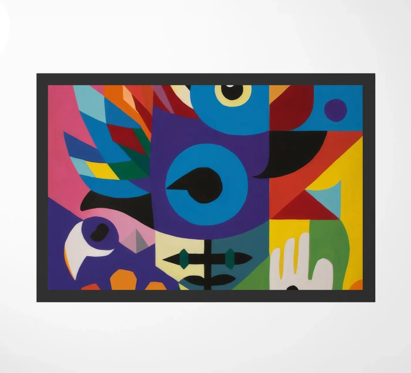 Geometric Bloom doormat by Monarco Virtuoso