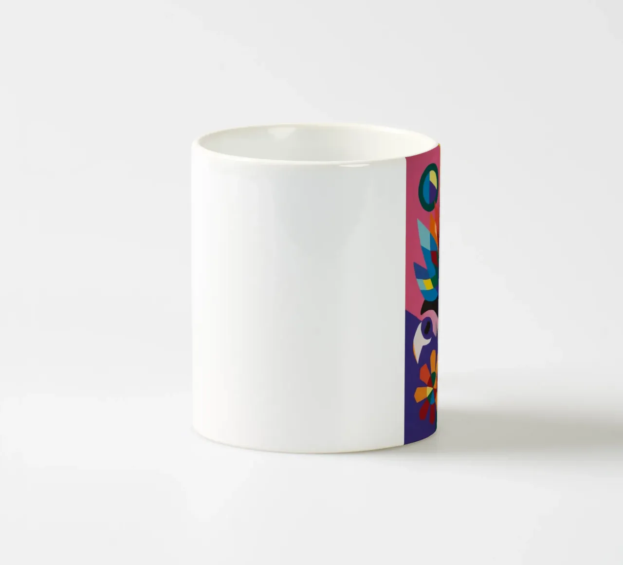 Geometric Bloom ceramic mug by Monarco Virtuoso