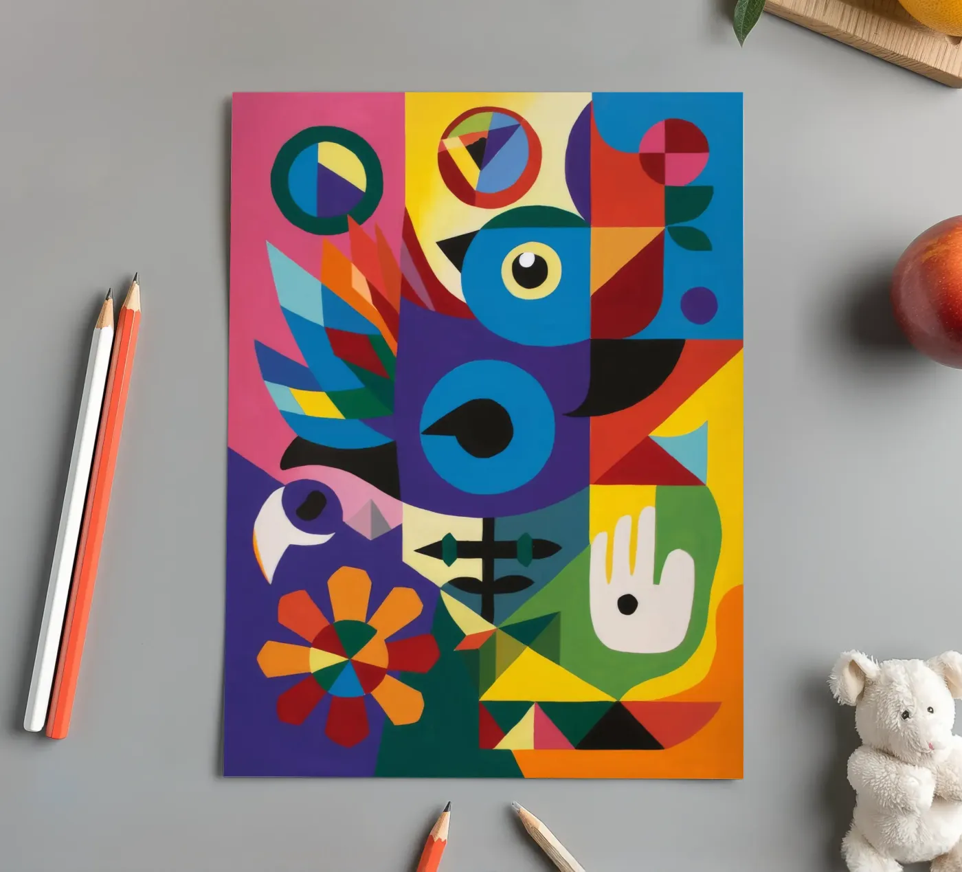 Geometric Bloom sticker sheet by Monarco Virtuoso