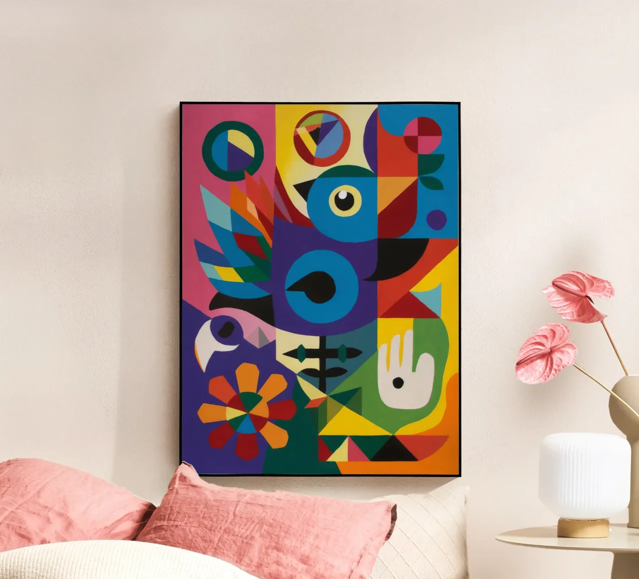 Fiore geometrico plexiglass da Monarco Virtuoso