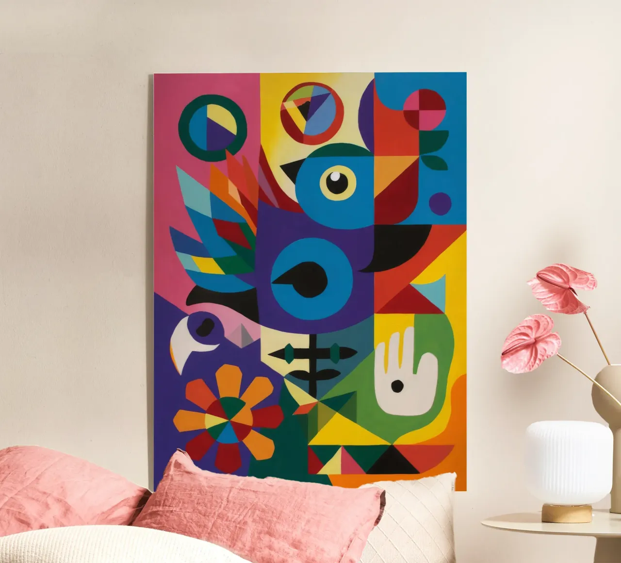 Fiore geometrico plexiglass da Monarco Virtuoso