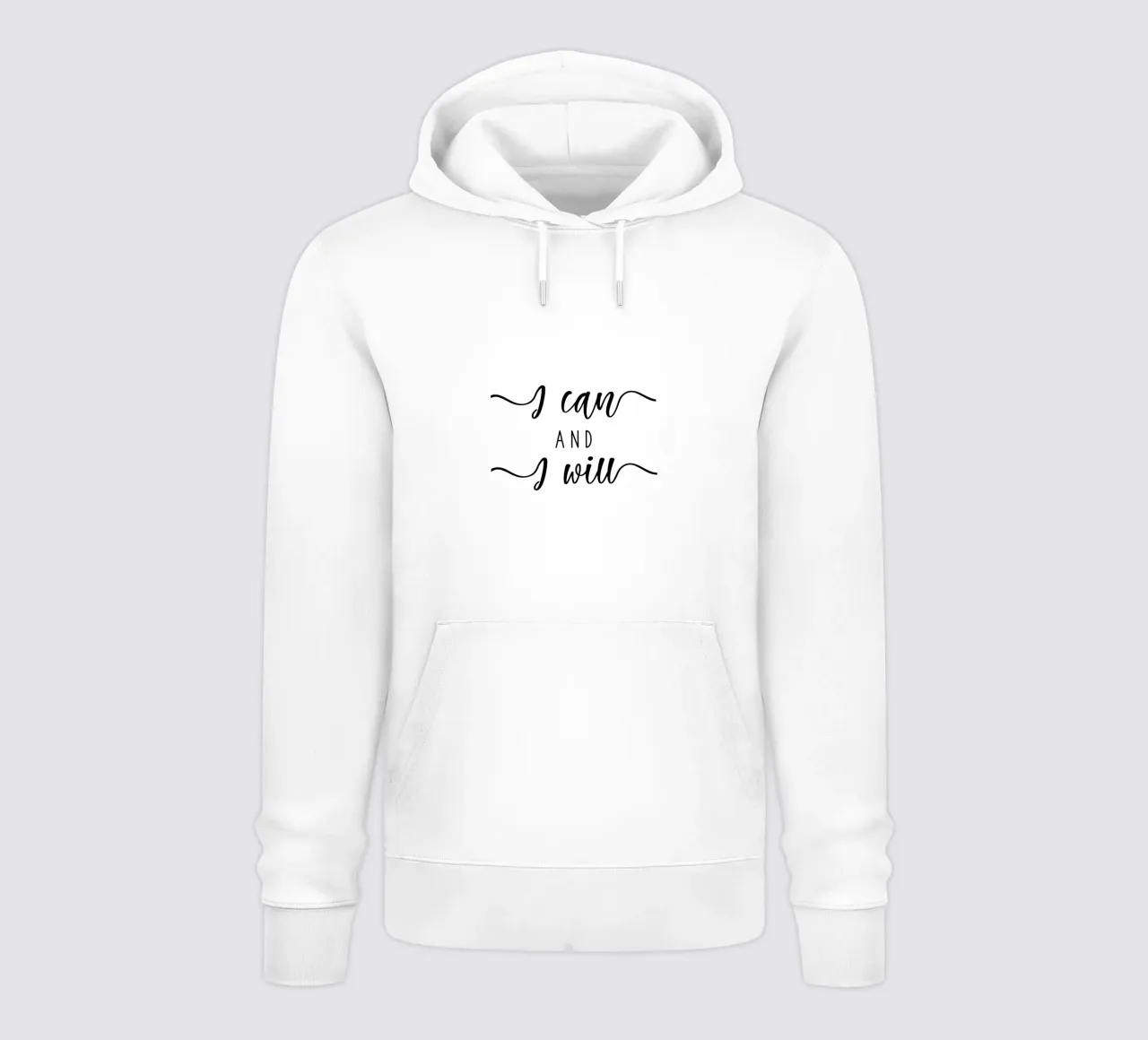 I Can And I Will Motivational hoodie by Shark Printables