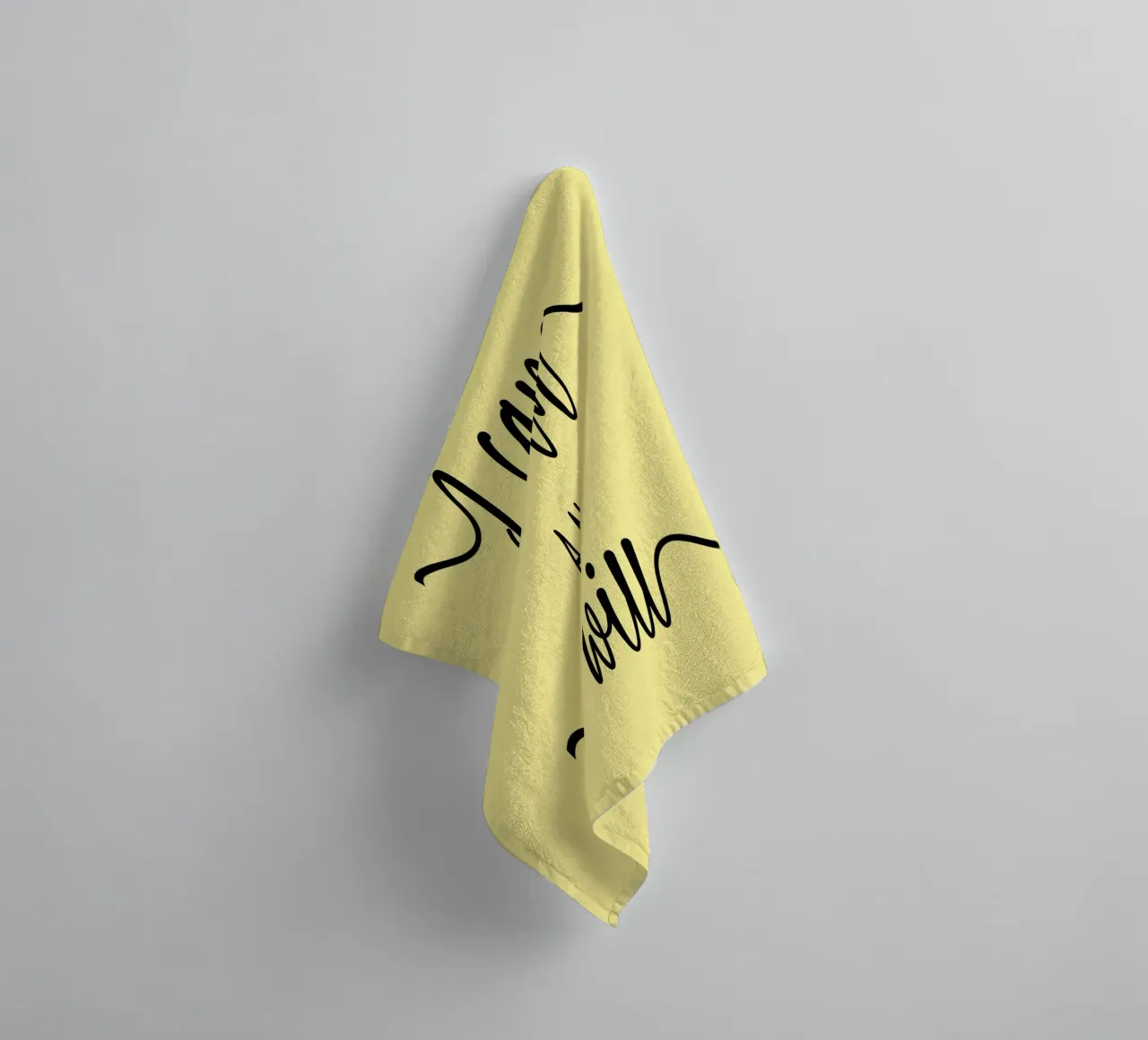 I Can And I Will Motivational towel by Shark Printables
