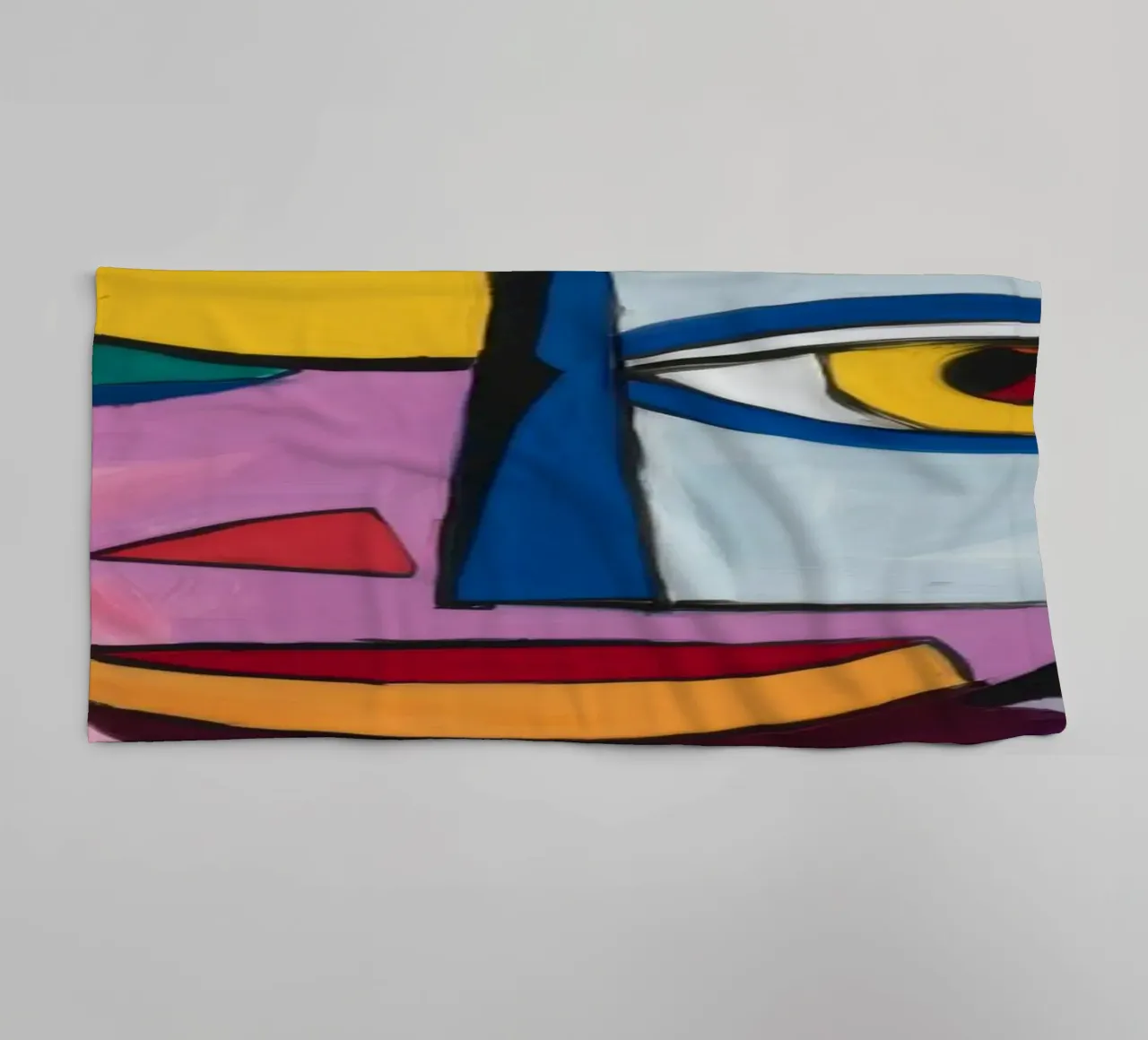 Cubist gauze towel by Monarco Virtuoso