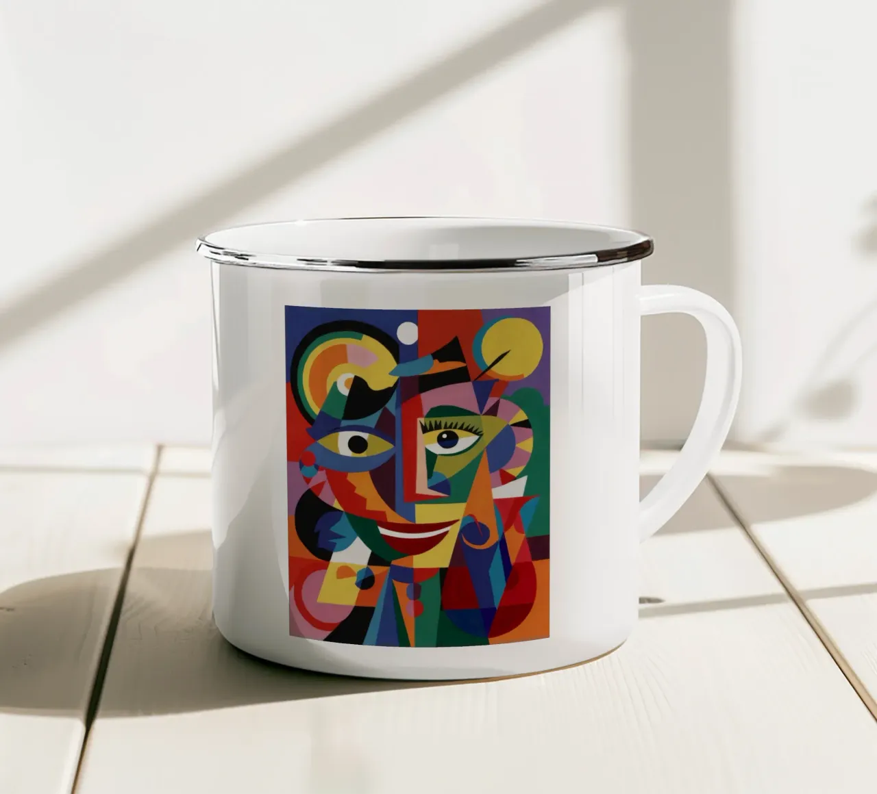 Cavaliere giocoso tazza in smalto da Monarco Virtuoso