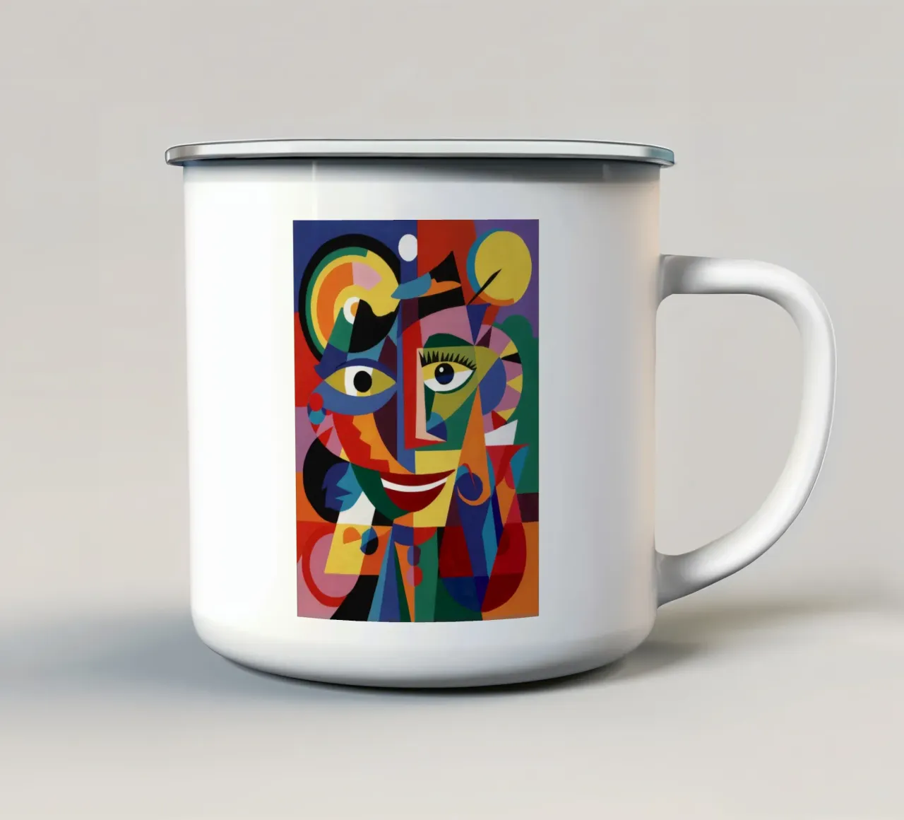 Cavaliere giocoso tazza in smalto da Monarco Virtuoso