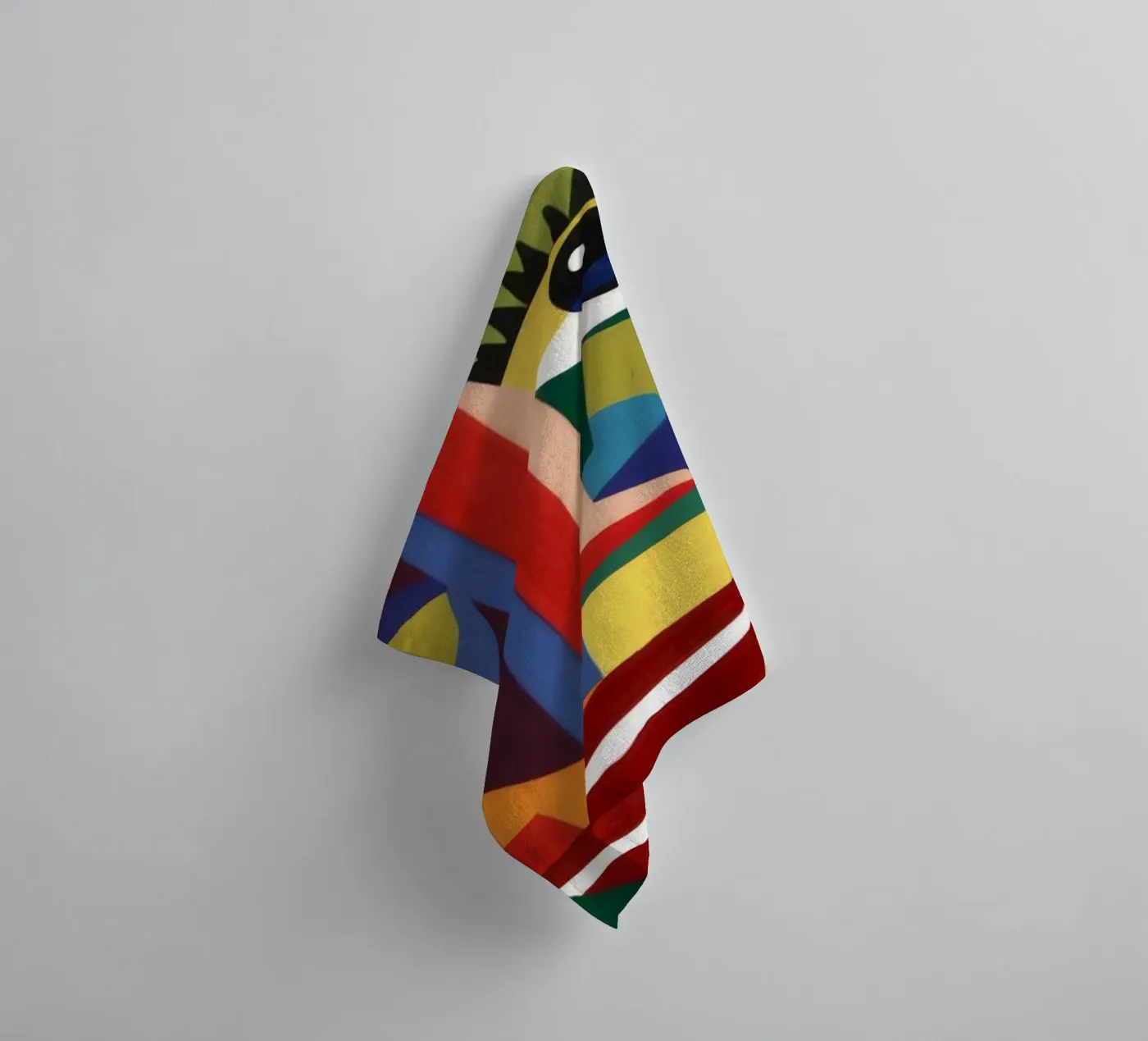 Speelse ruiter badhanddoek van Monarco Virtuoso
