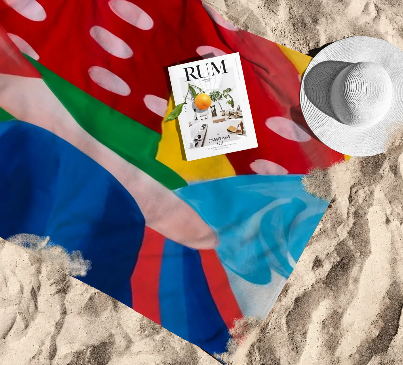 Espressione gioiosa telo mare da Monarco Virtuoso