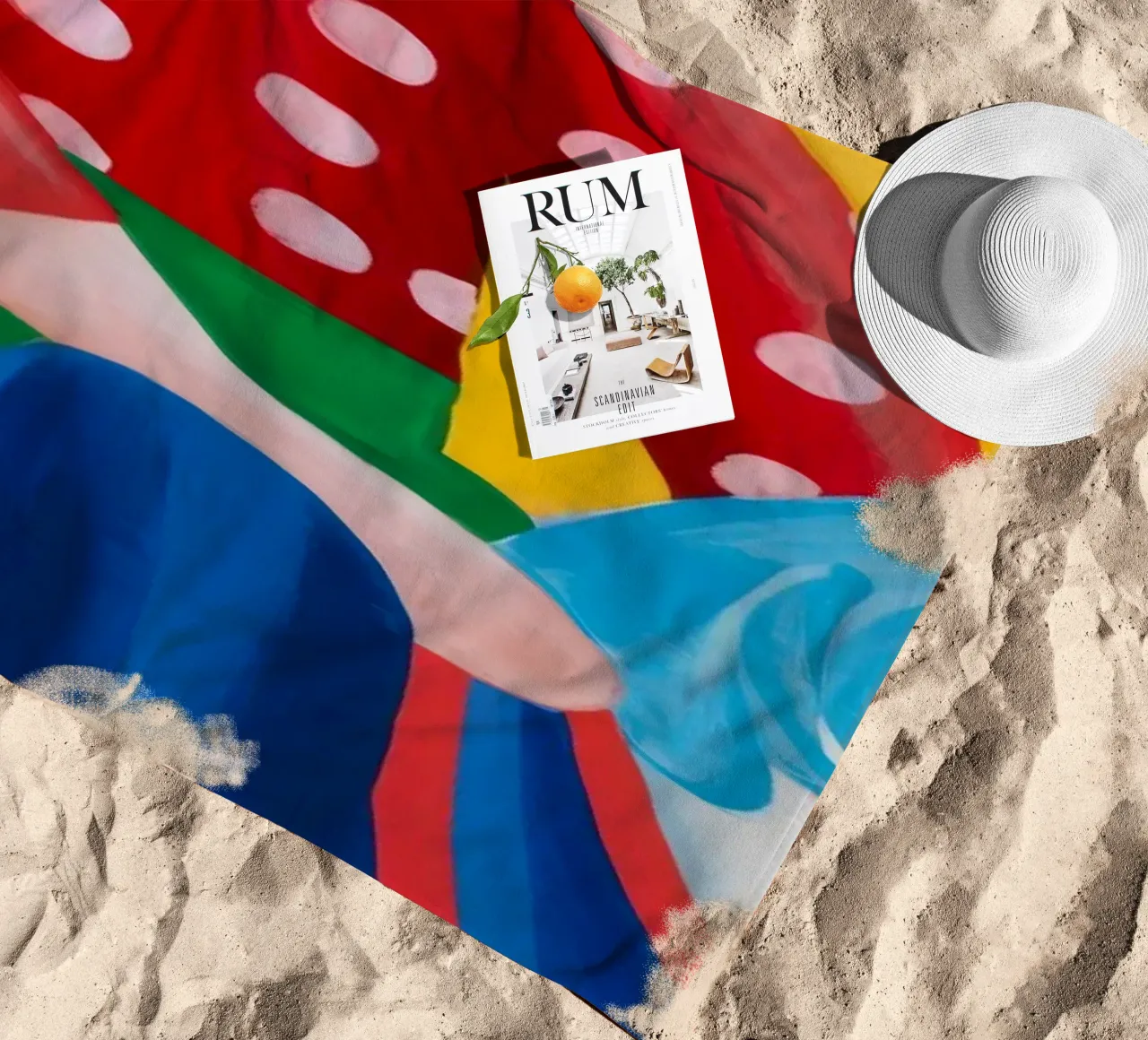 Espressione gioiosa telo mare da Monarco Virtuoso