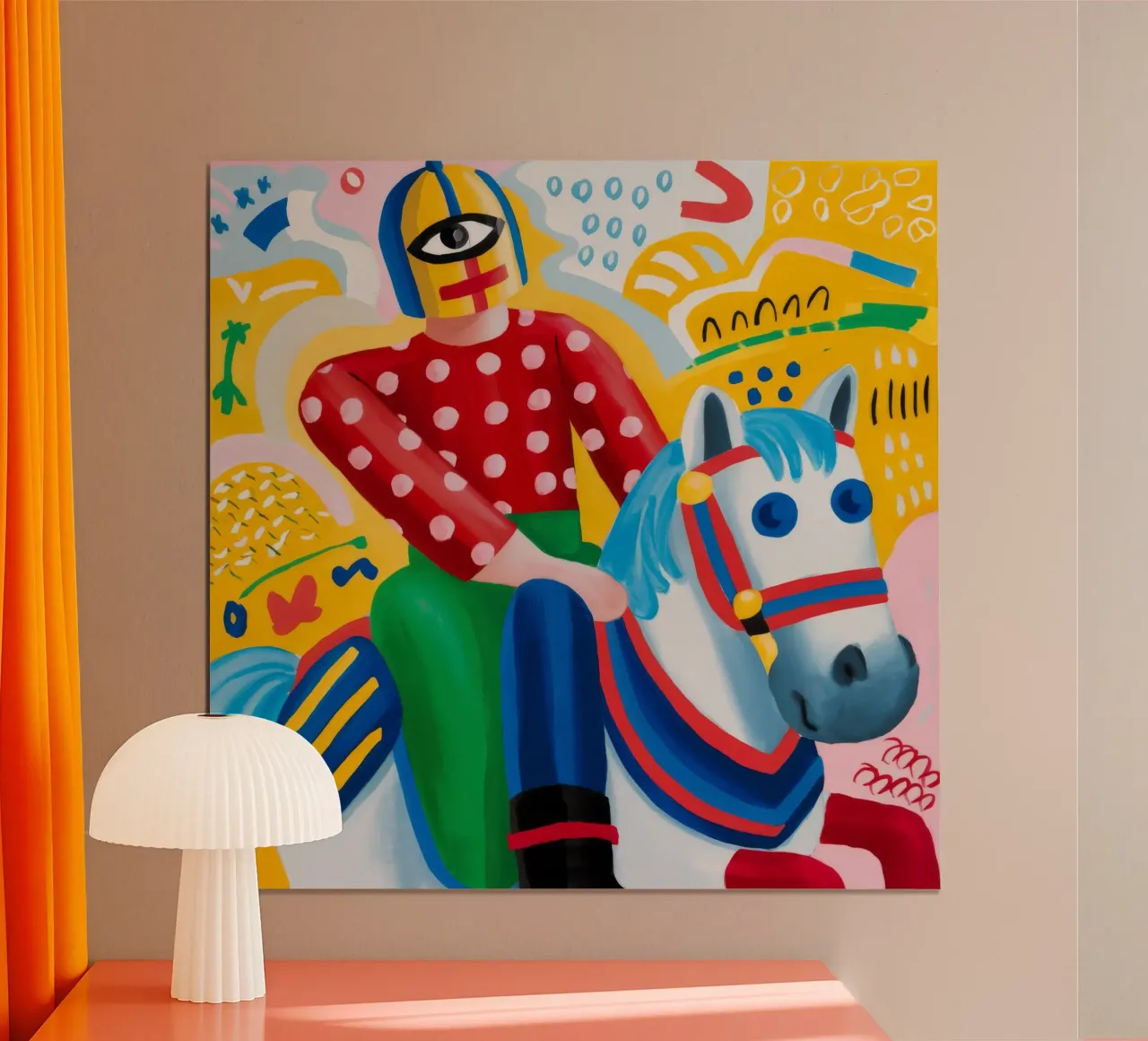 Blijde uitdrukking poster van Monarco Virtuoso