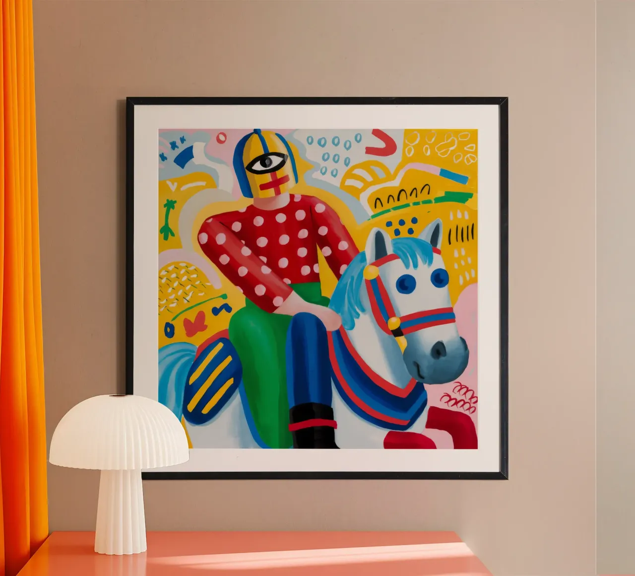 Blijde uitdrukking poster van Monarco Virtuoso