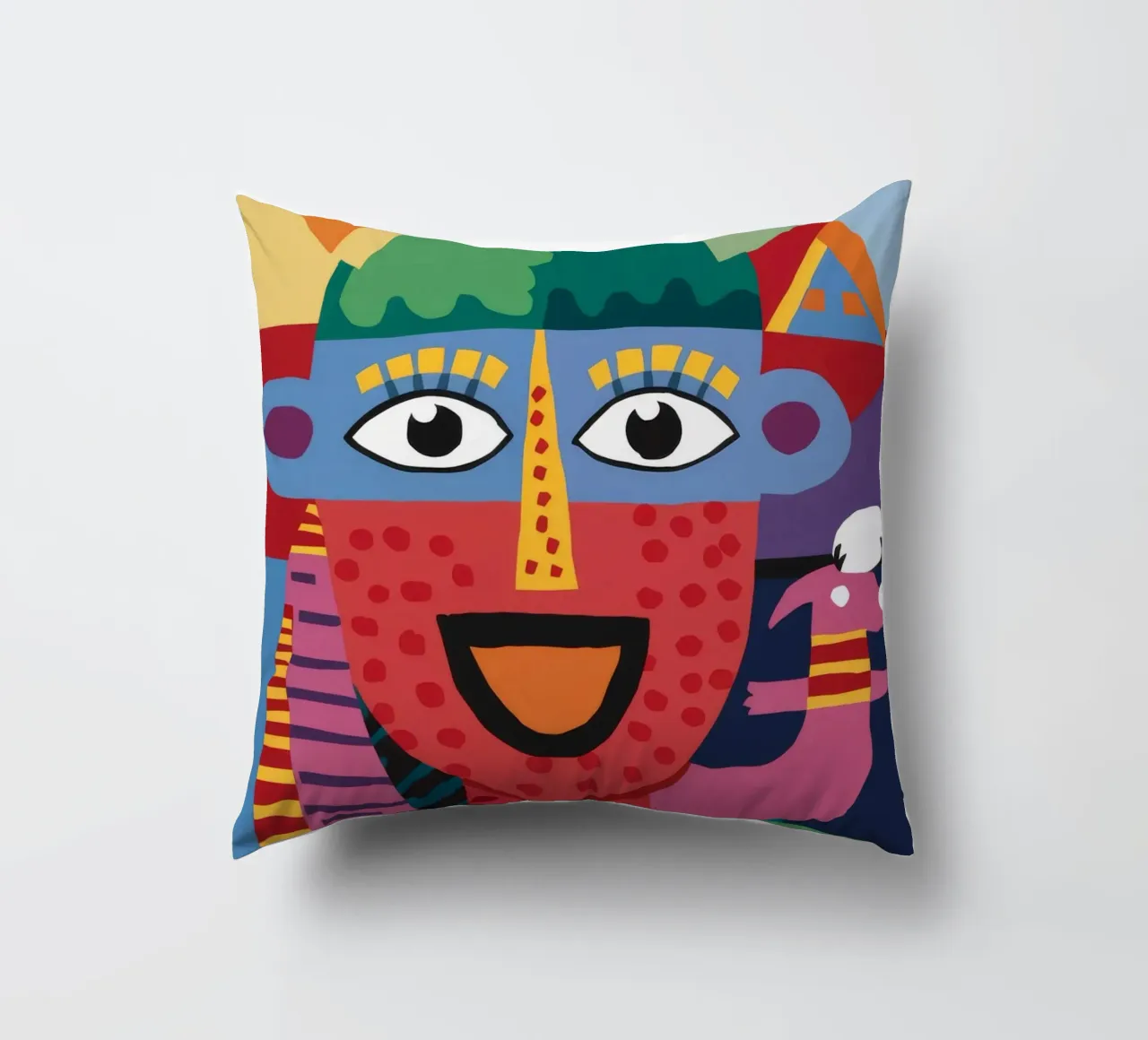 Colorful Clown cuscino da Monarco Virtuoso