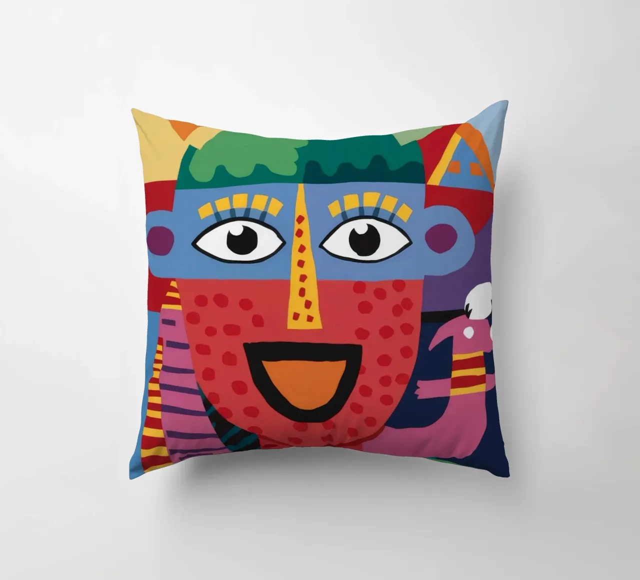 Colorful Clown cuscino da Monarco Virtuoso