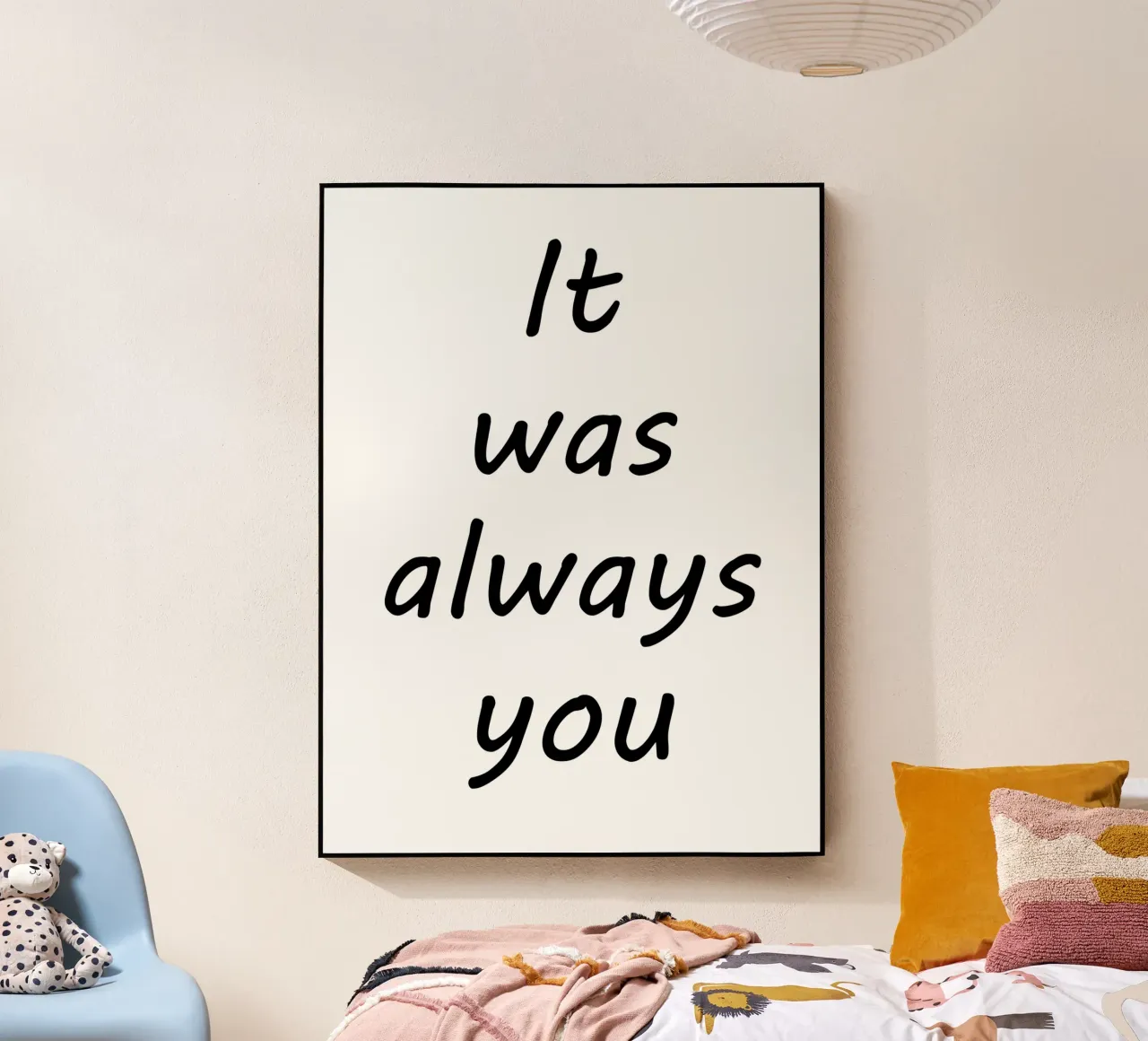 Sei sempre stato tu plexiglass da Shark Printables