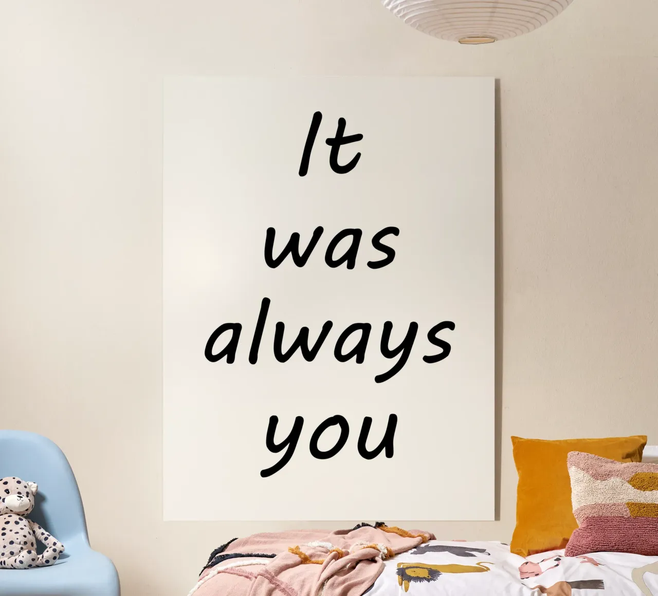 Sei sempre stato tu plexiglass da Shark Printables