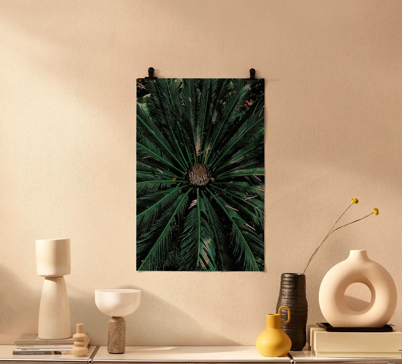Botanical — Palm Leaves poster de Sebastian Hilgetag