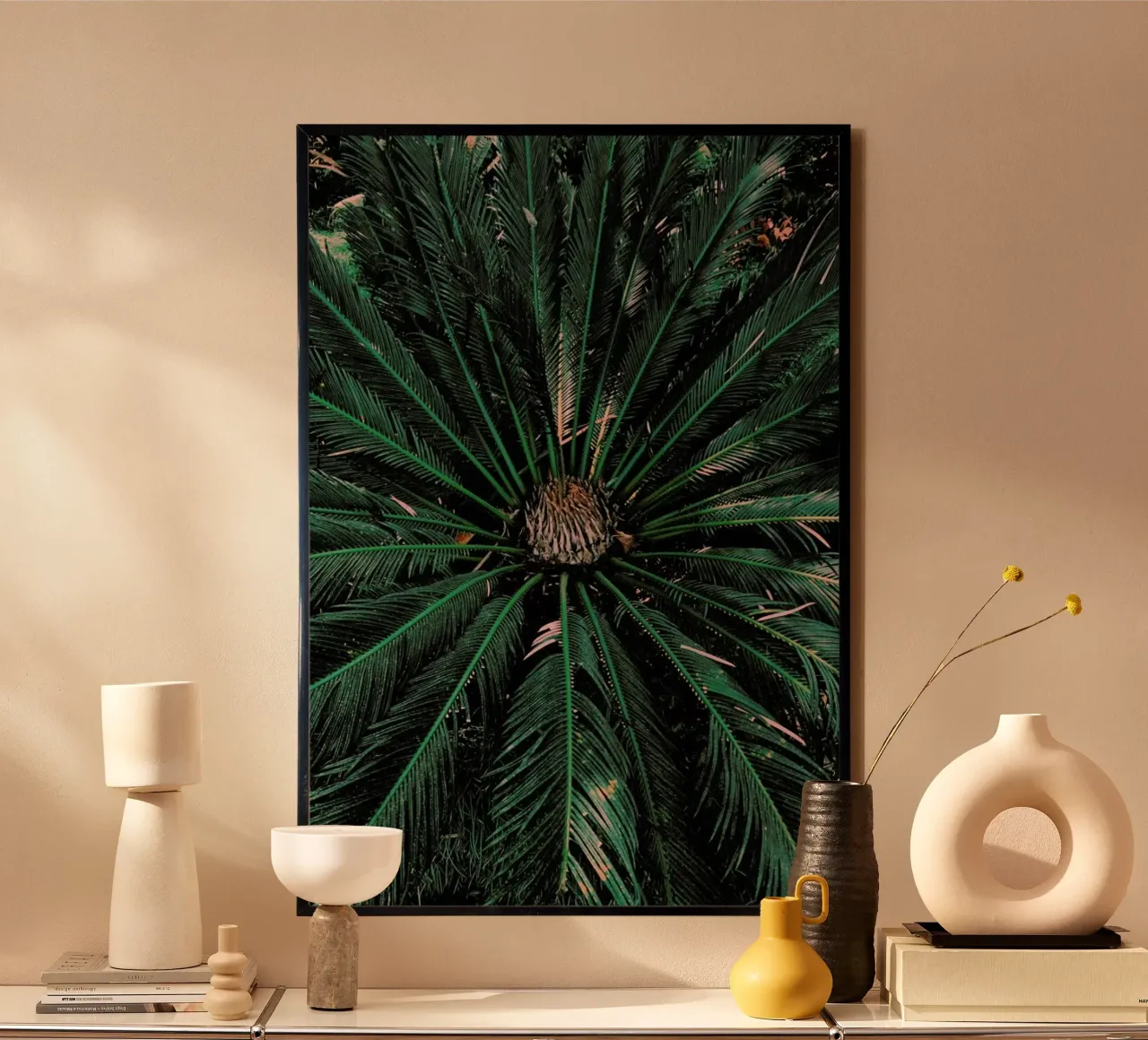 Botanical — Palm Leaves poster de Sebastian Hilgetag