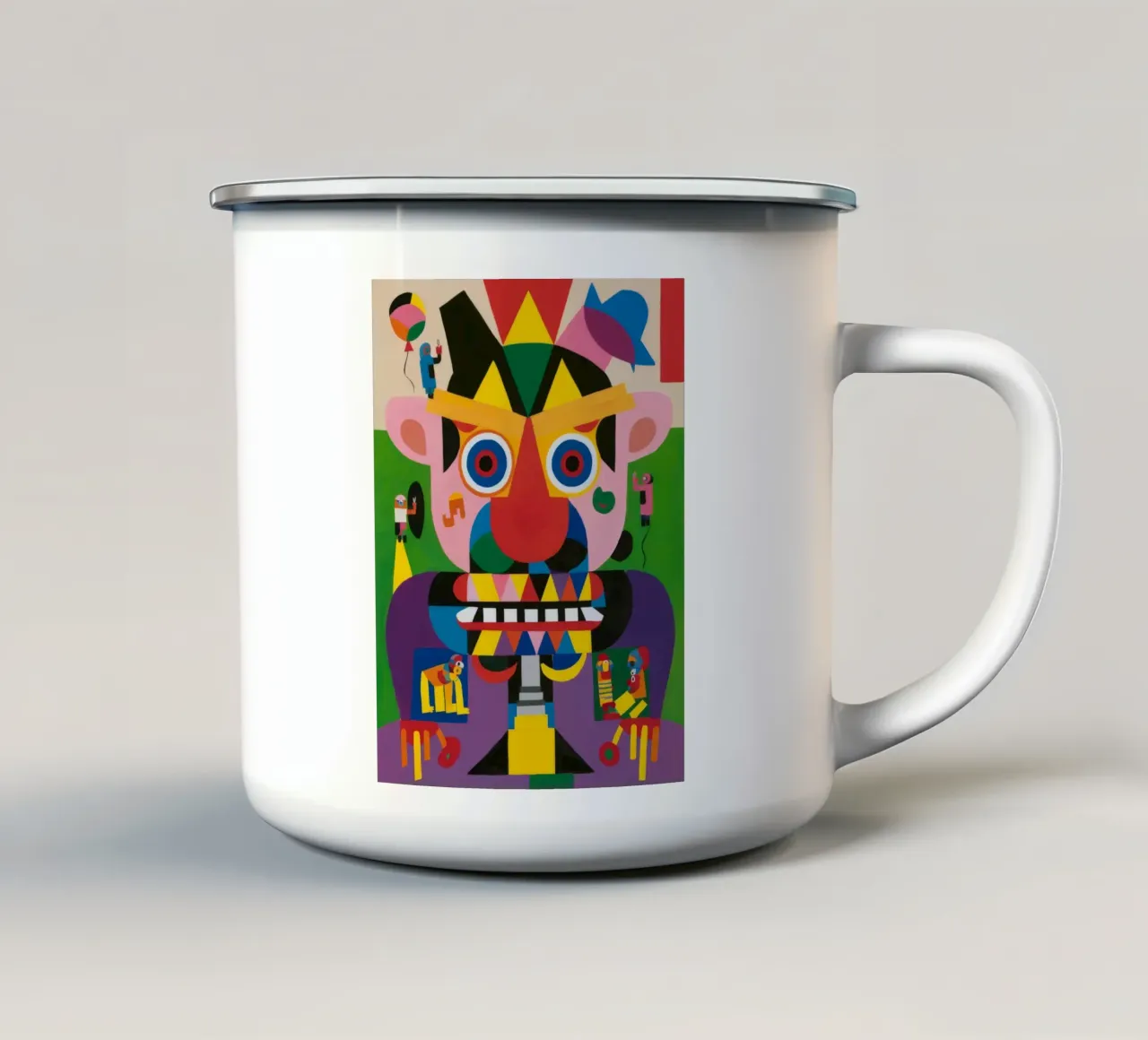 Ritratto mistico tazza in smalto da Monarco Virtuoso