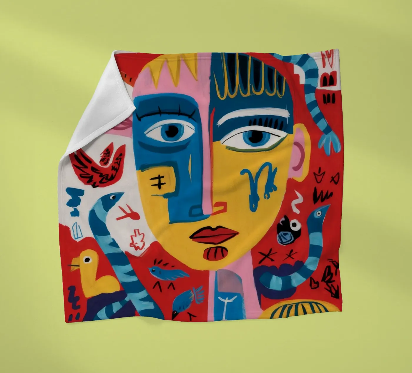 Dreamlike Composition fleece blanket by Monarco Virtuoso