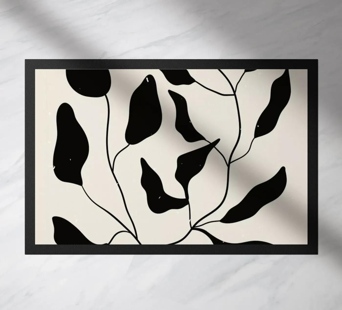 Laurel Leaves deurmat van Graphite