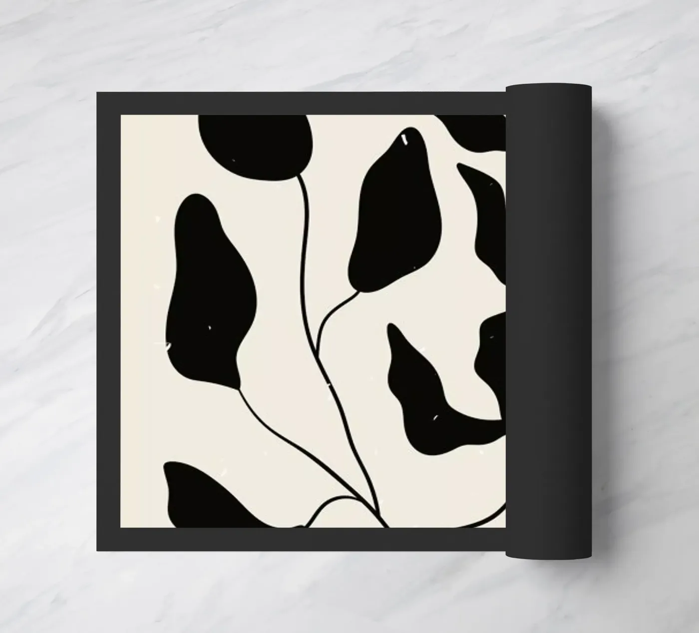 Laurel Leaves deurmat van Graphite