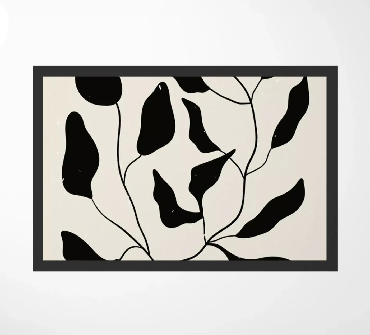 Laurel Leaves deurmat van Graphite