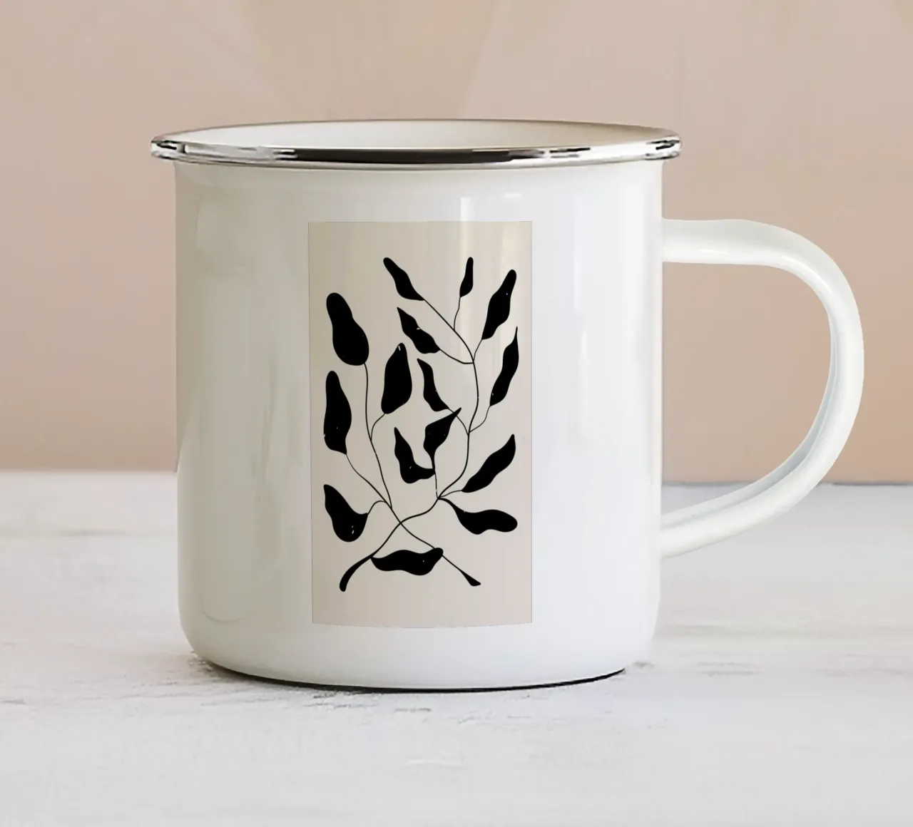 Laurel Leaves tazza in smalto da Graphite