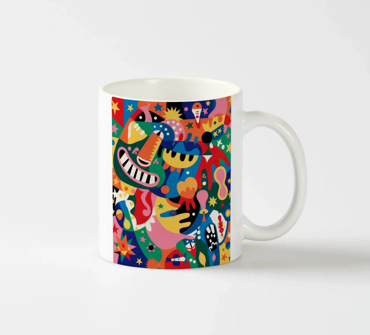 Ethereal Abstraction ceramic mug by Monarco Virtuoso