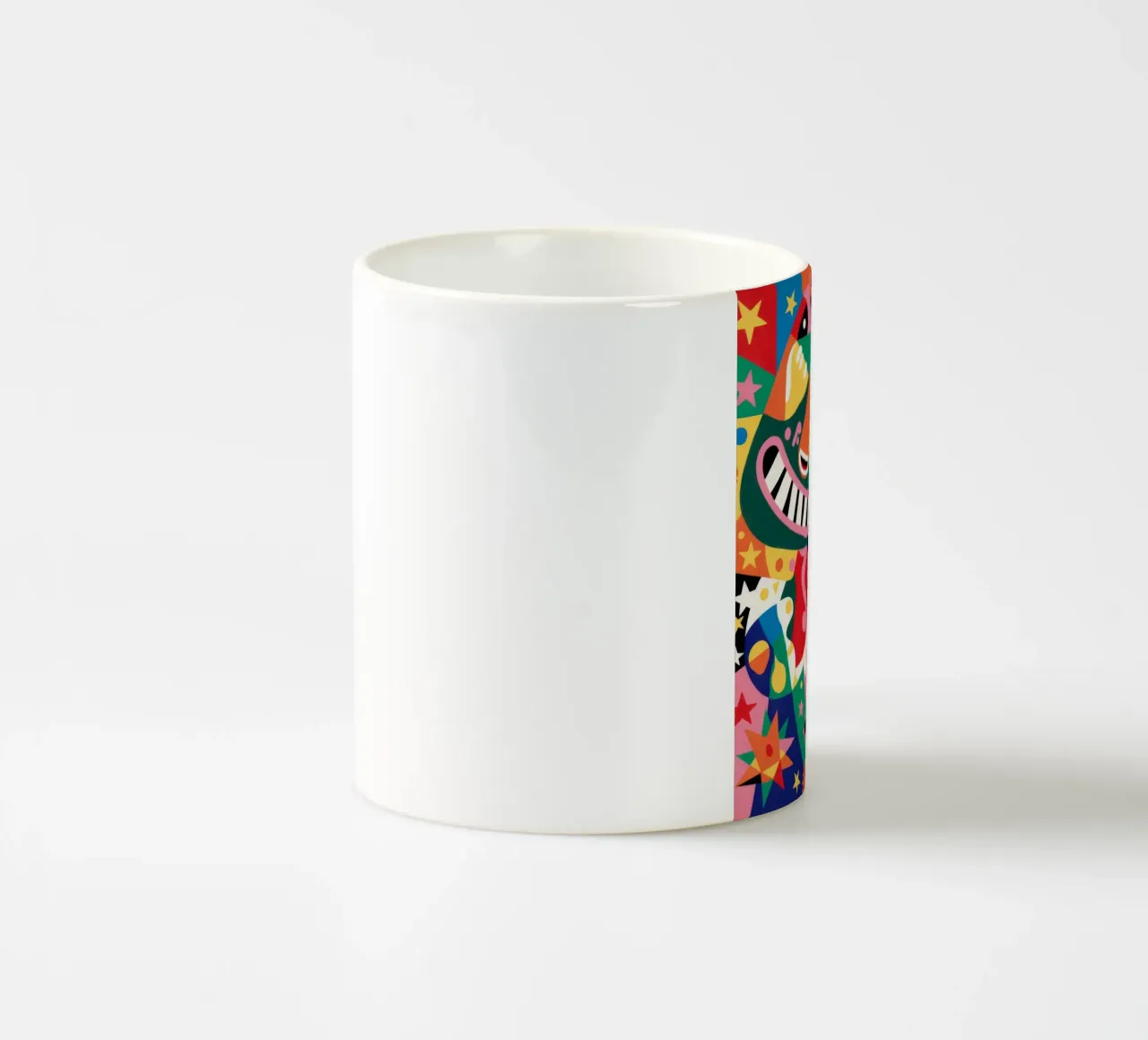 Ethereal Abstraction ceramic mug by Monarco Virtuoso