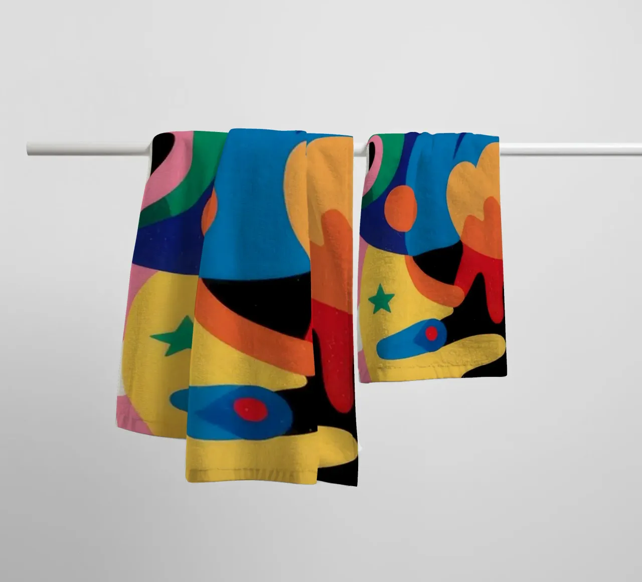 Ethereal Abstraction towel by Monarco Virtuoso
