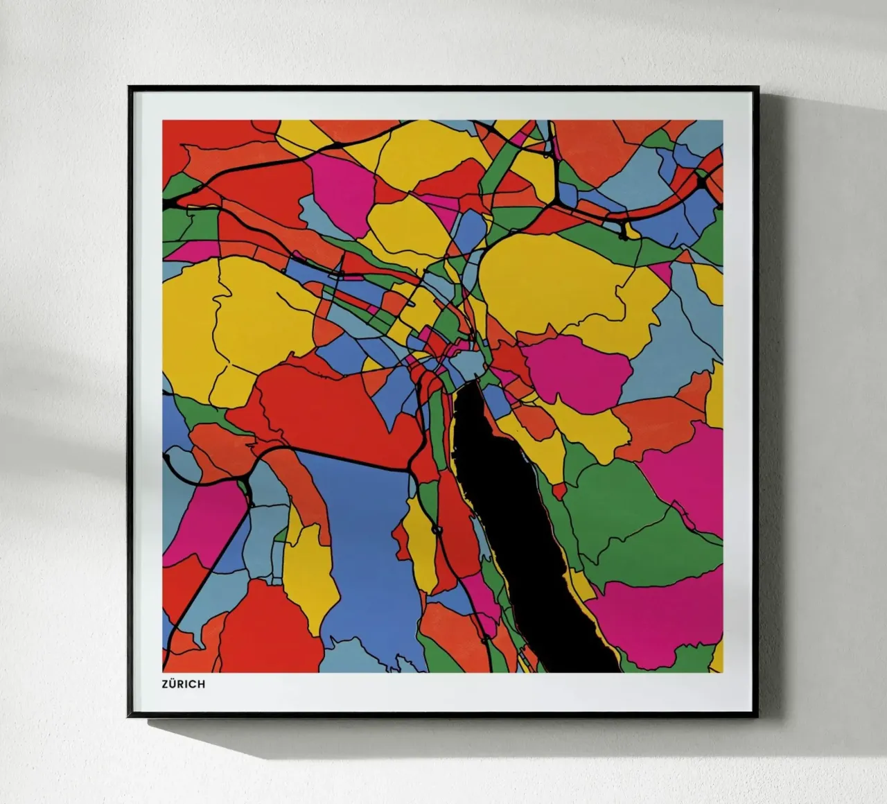 Zürich plexiglass da The Cartography Collection