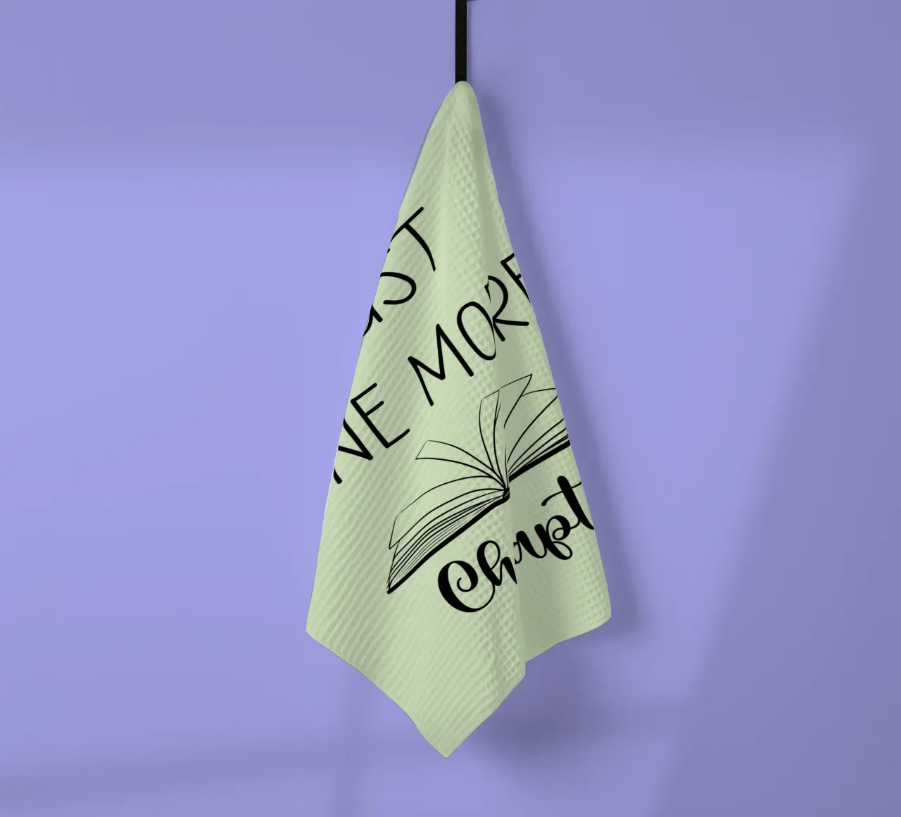 Juste un chapitre de plus Booklovers torchon de Shark Printables