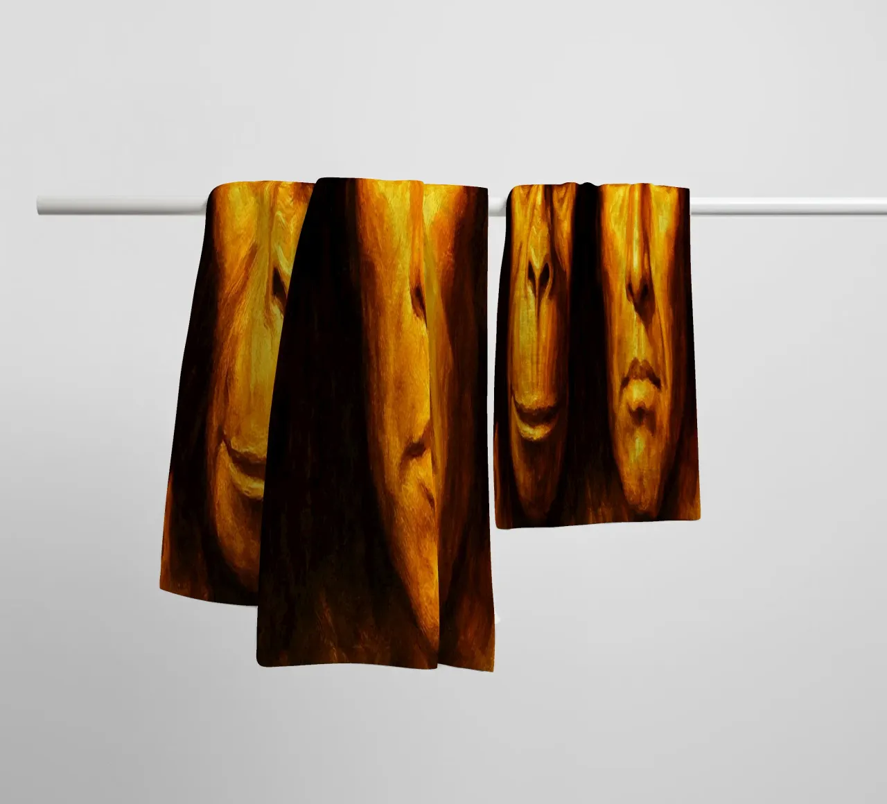 planet of the apes repainting imagination towel by SIQAYA