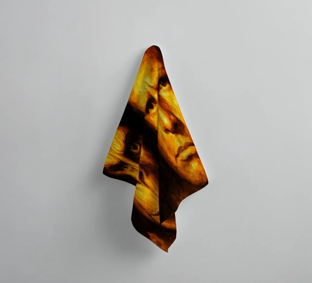 planet of the apes repainting imagination towel by SIQAYA