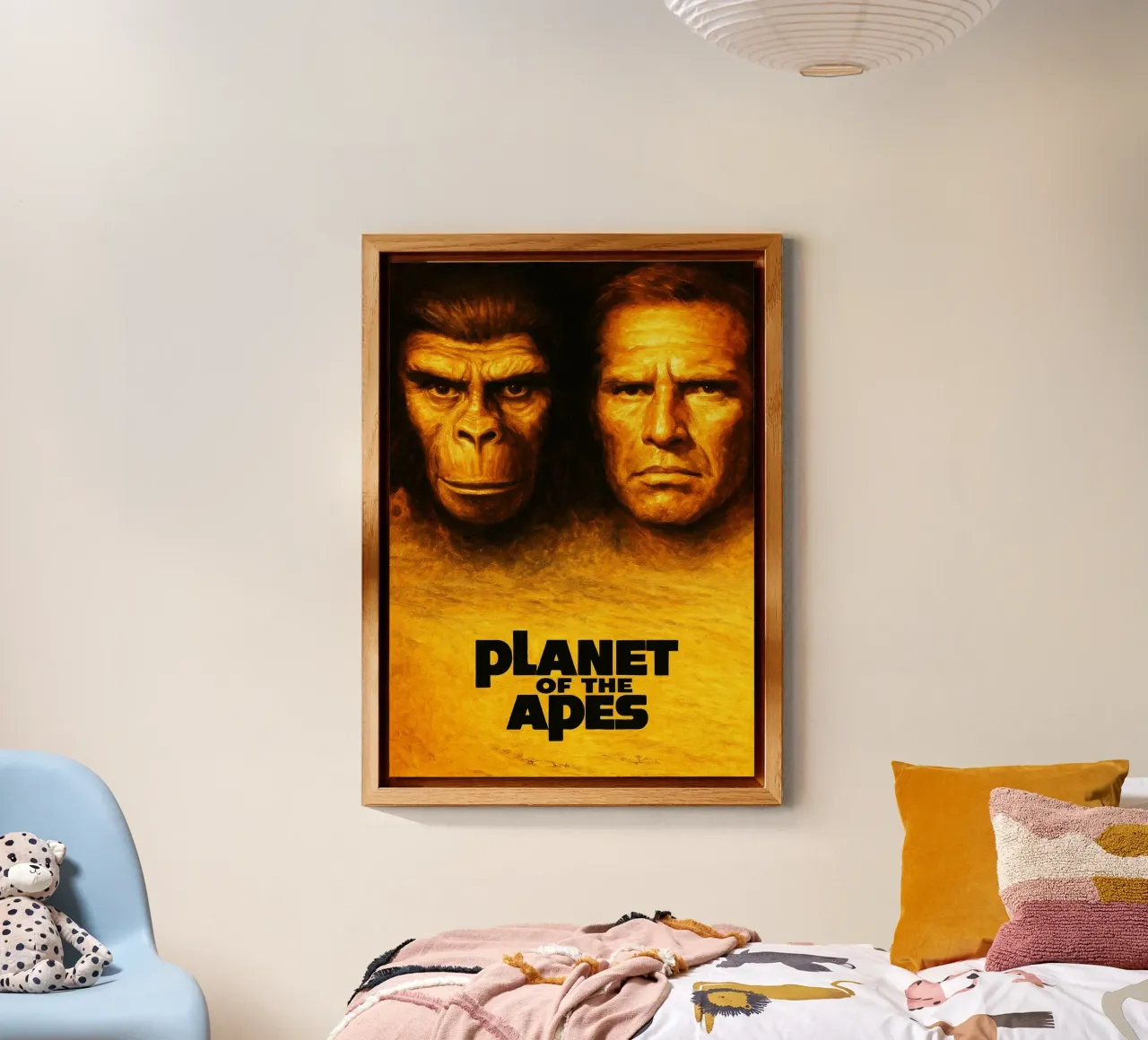 planet of the apes repainting imagination alu-dibond by SIQAYA