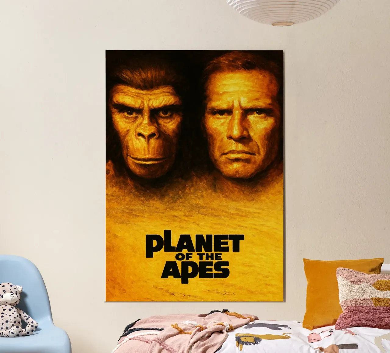 planet of the apes herschilderen verbeelding hahnemühle van SIQAYA