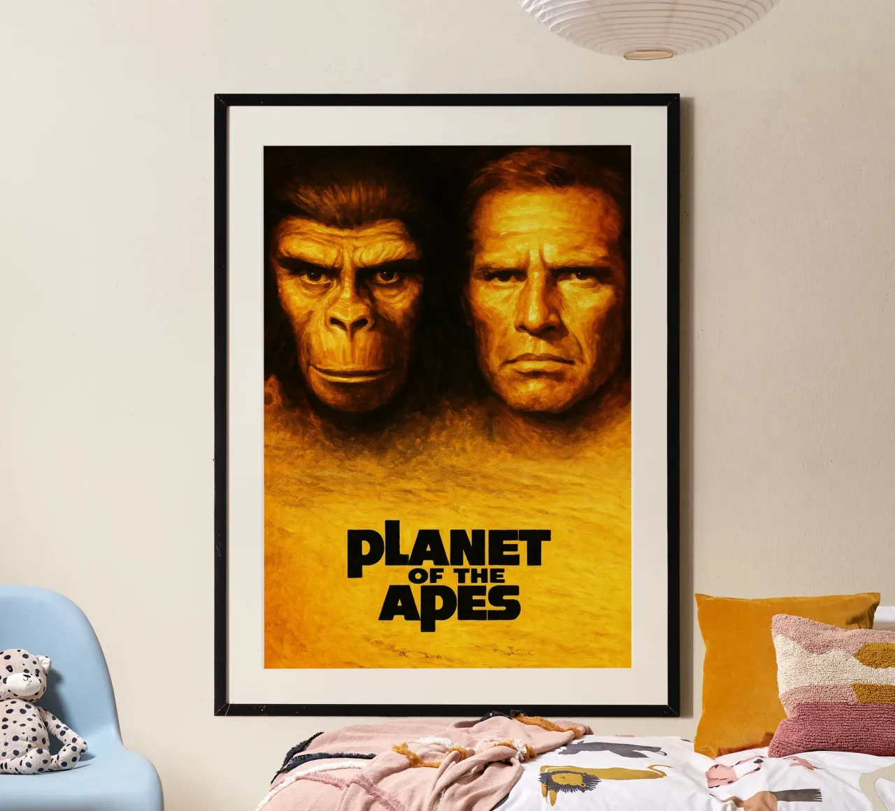 planet of the apes herschilderen verbeelding hahnemühle van SIQAYA