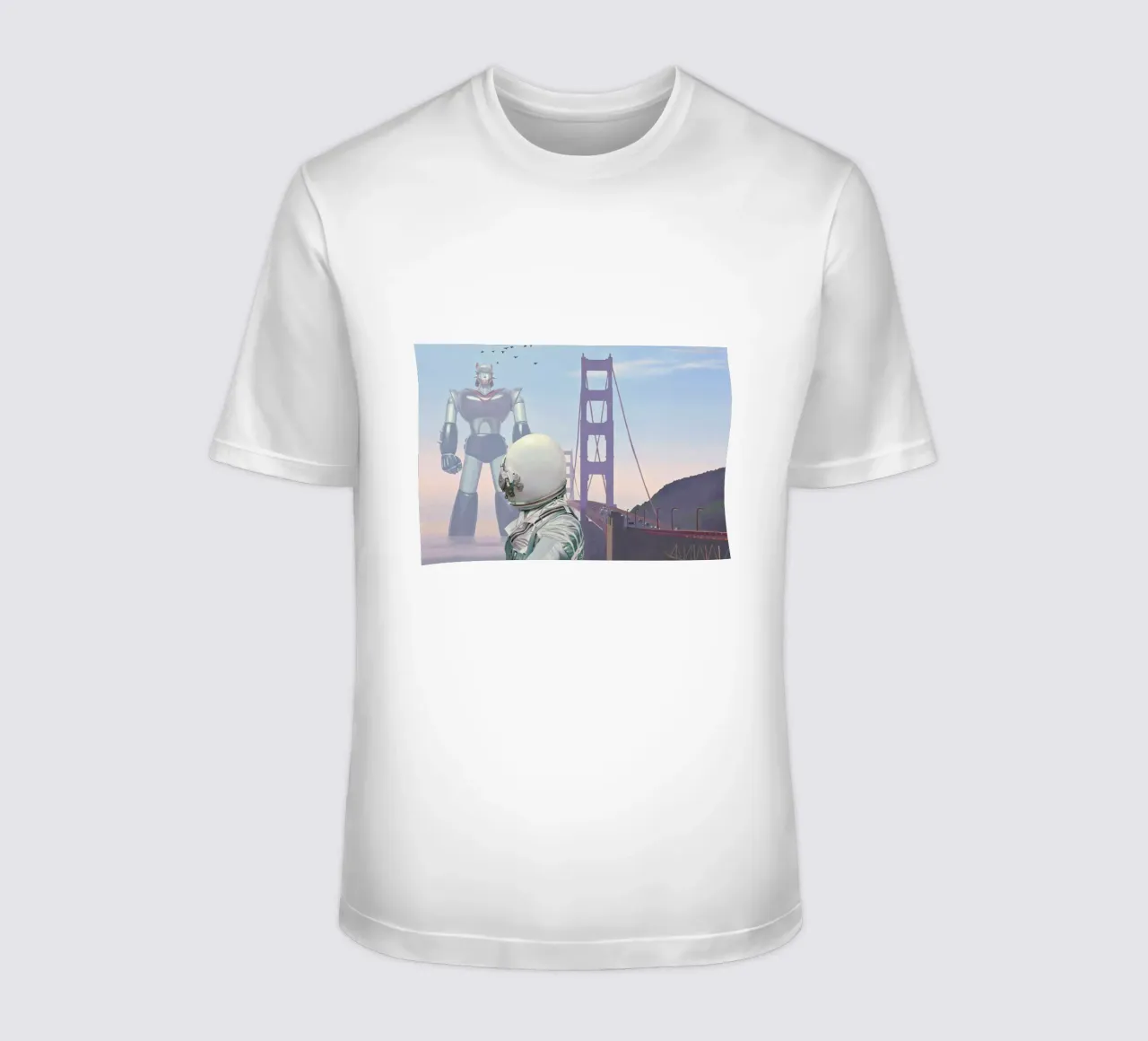 A Very Large Robot t-shirt da Scott Listfield