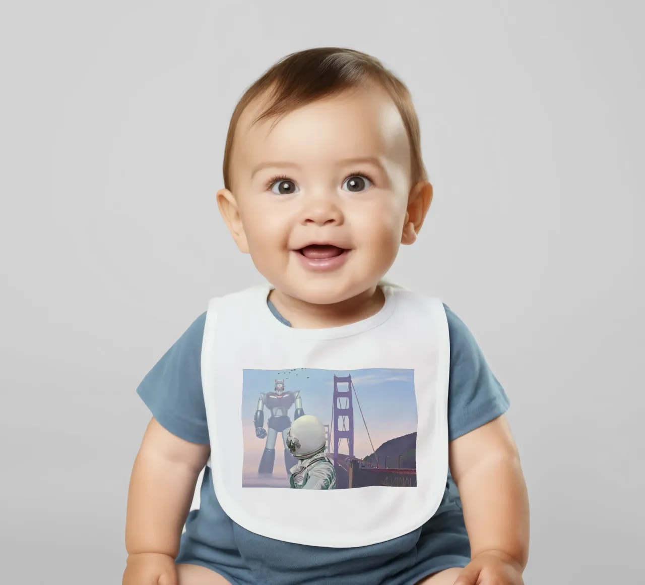 A Very Large Robot bavaglino da Scott Listfield