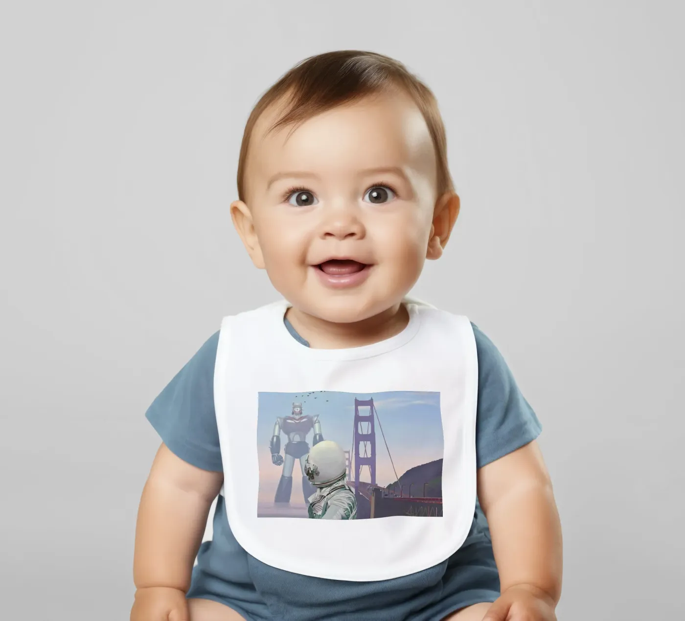 A Very Large Robot bavaglino da Scott Listfield