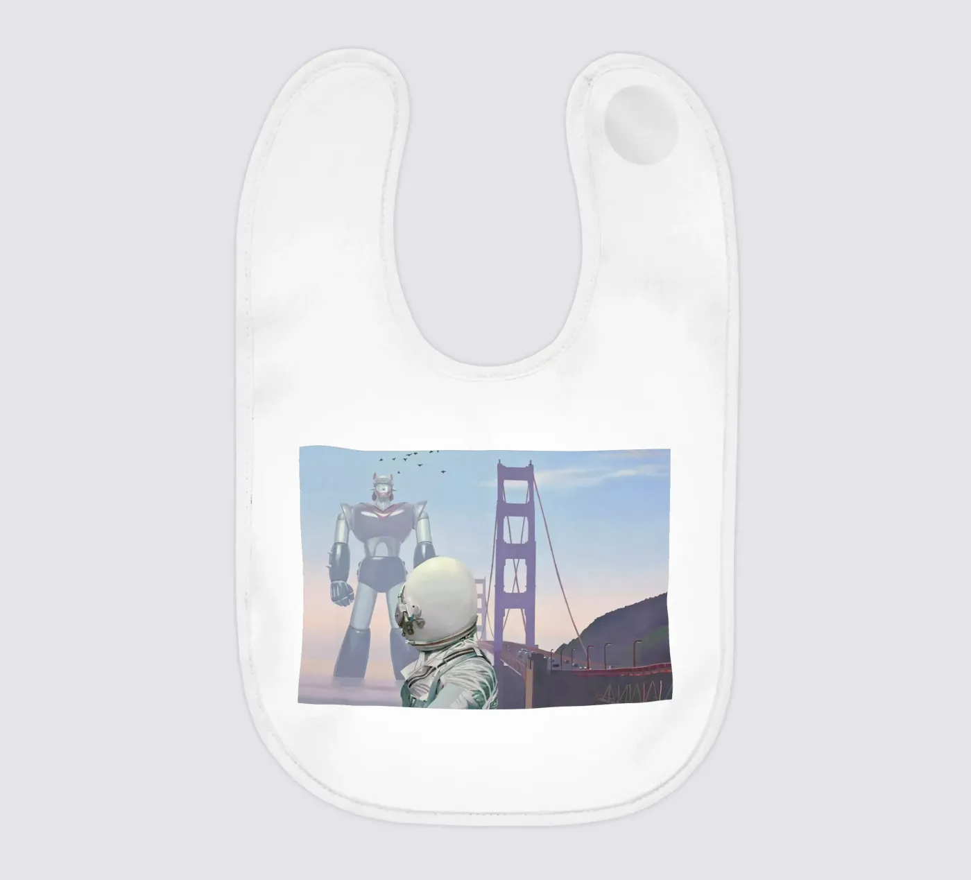 A Very Large Robot bavaglino da Scott Listfield