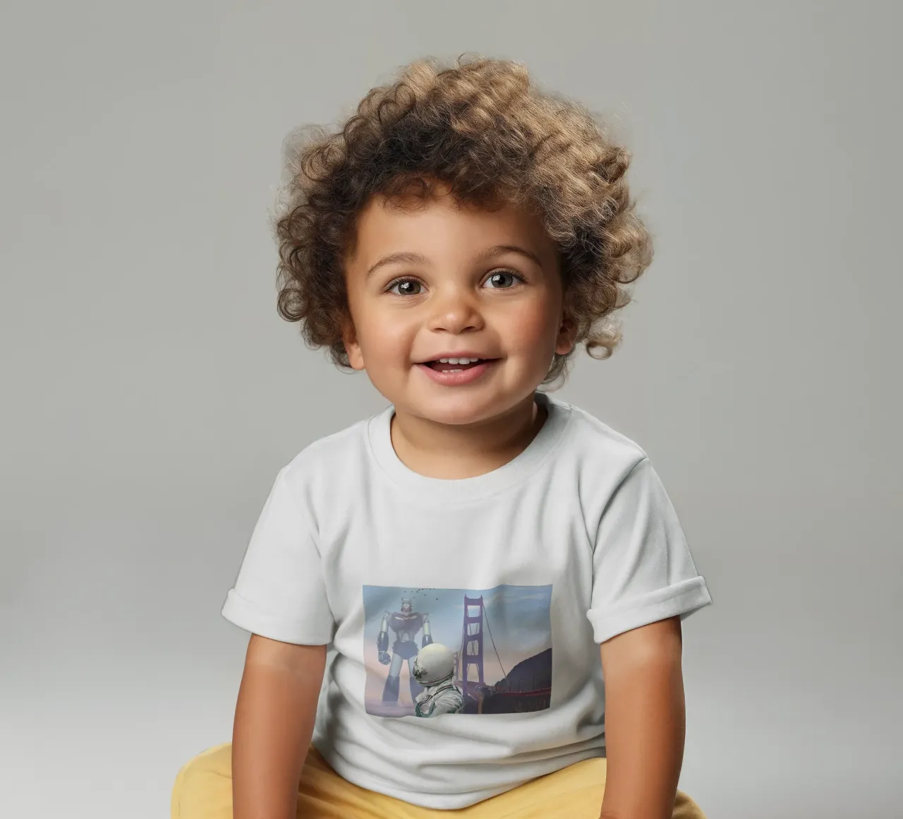 A Very Large Robot maglietta neonato da Scott Listfield