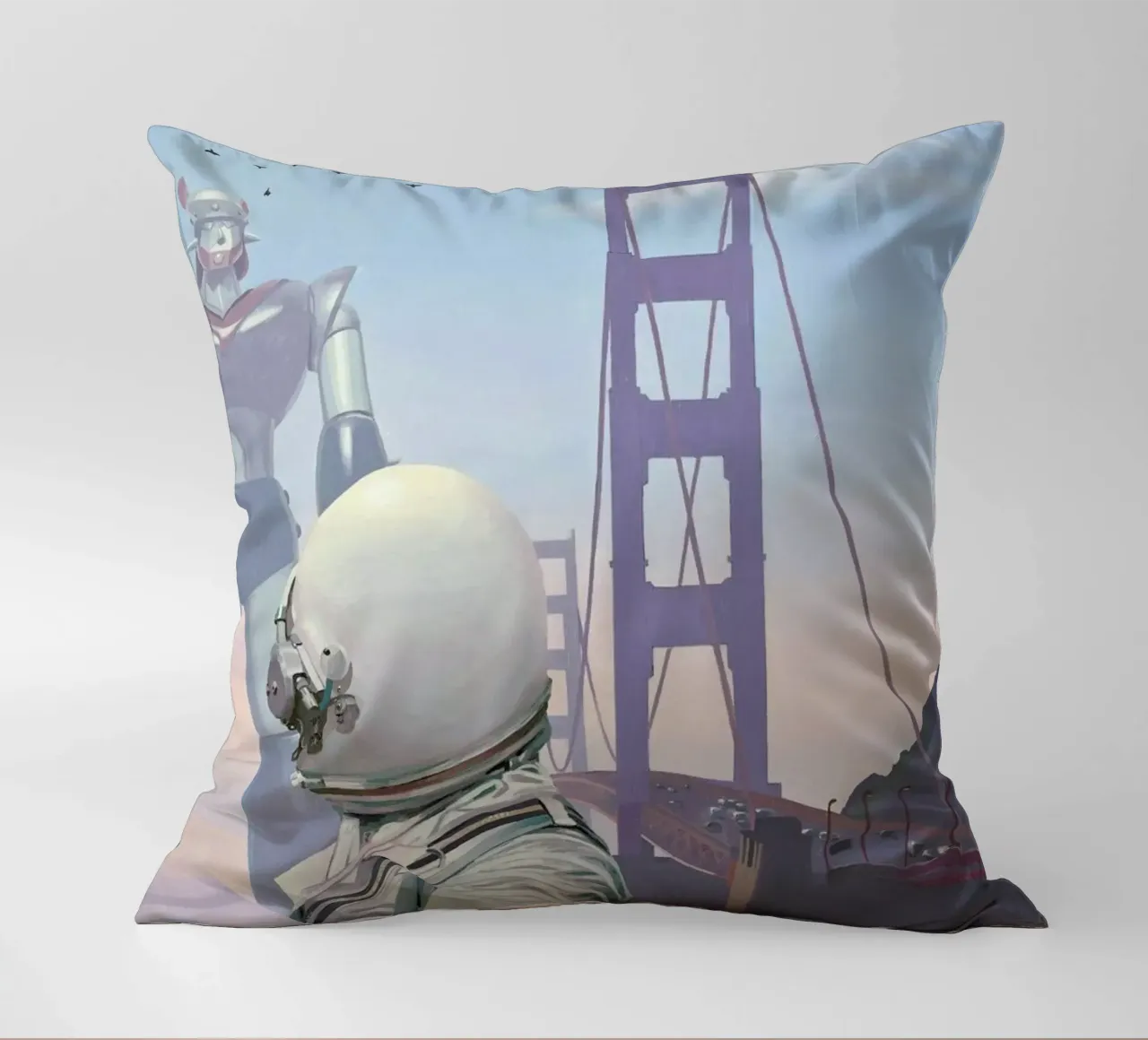 A Very Large Robot cuscino da Scott Listfield