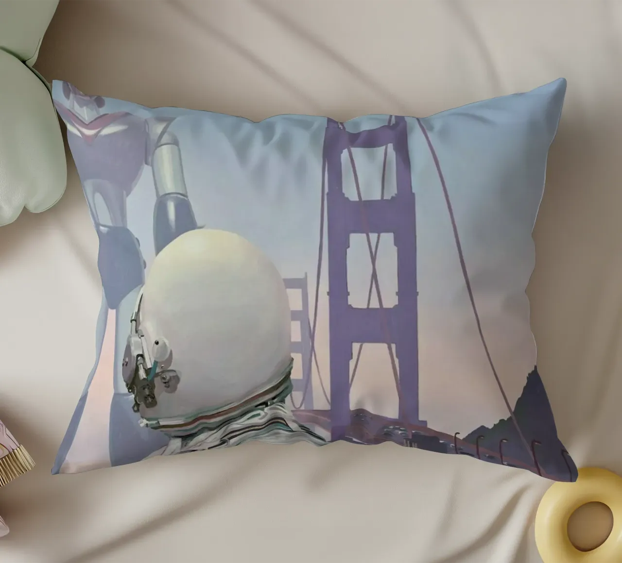 A Very Large Robot cuscino da Scott Listfield